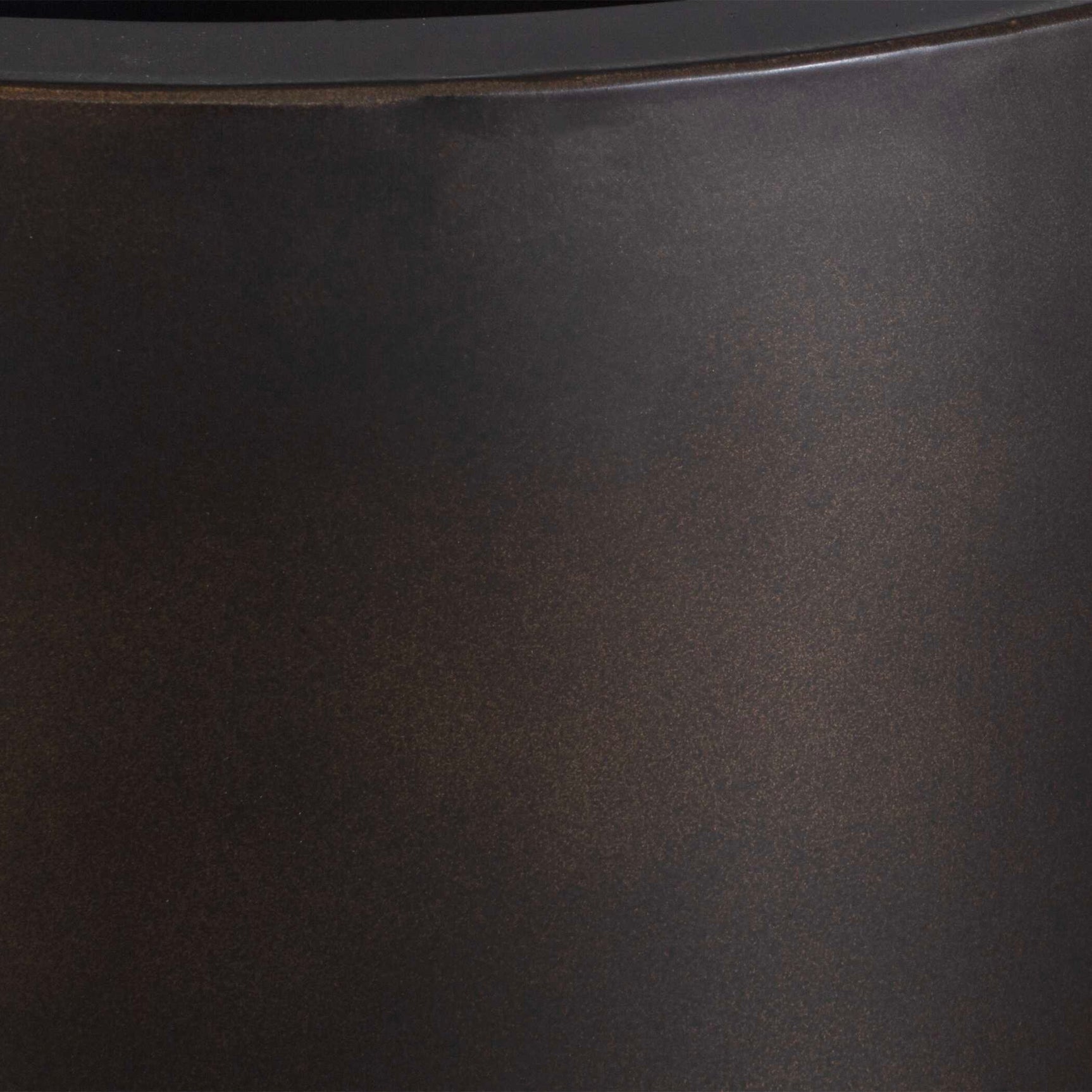 Volcan Matte Bronze Outdoor Planters (Set of 2)