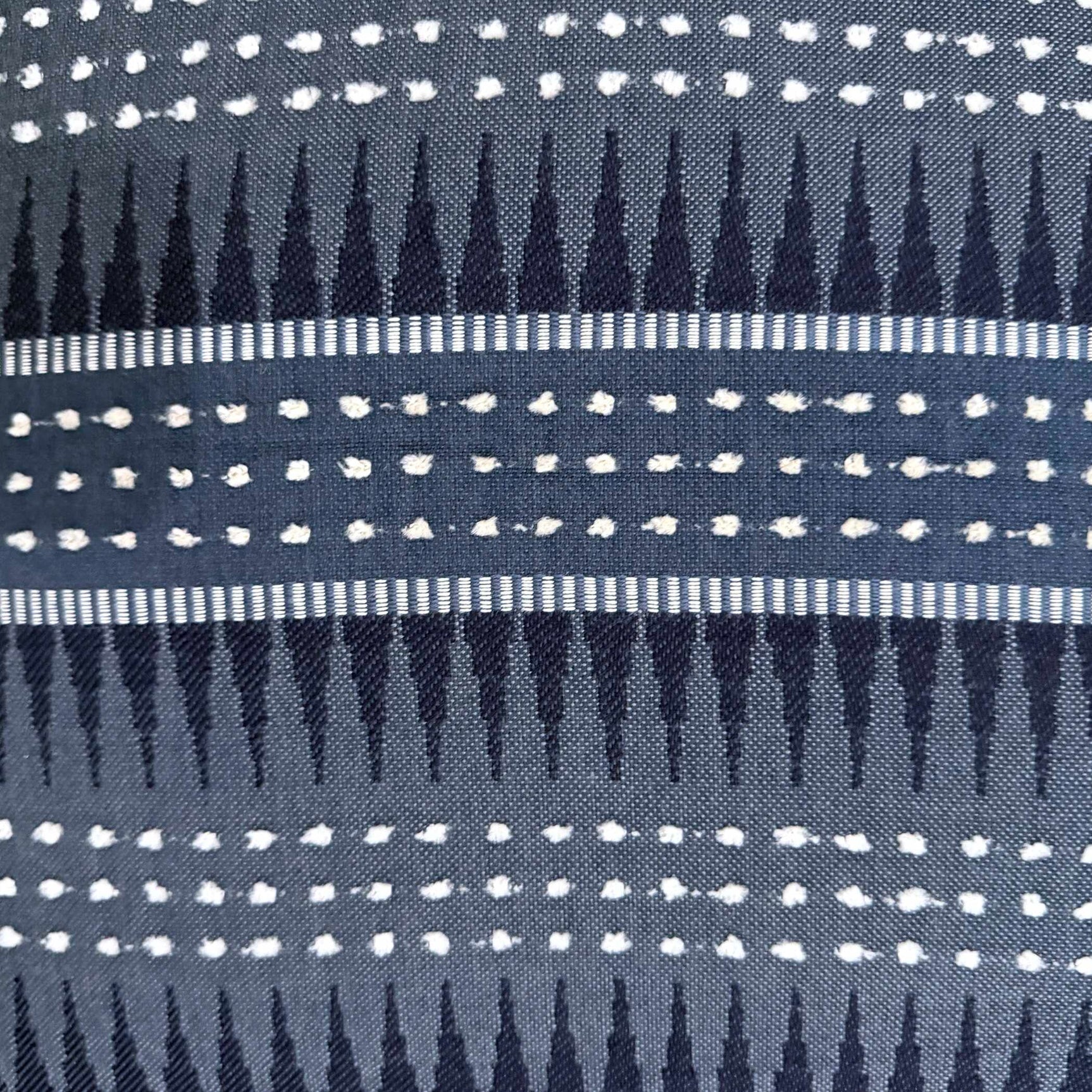 Backgammon Blue/Slate Outdoor Pillow