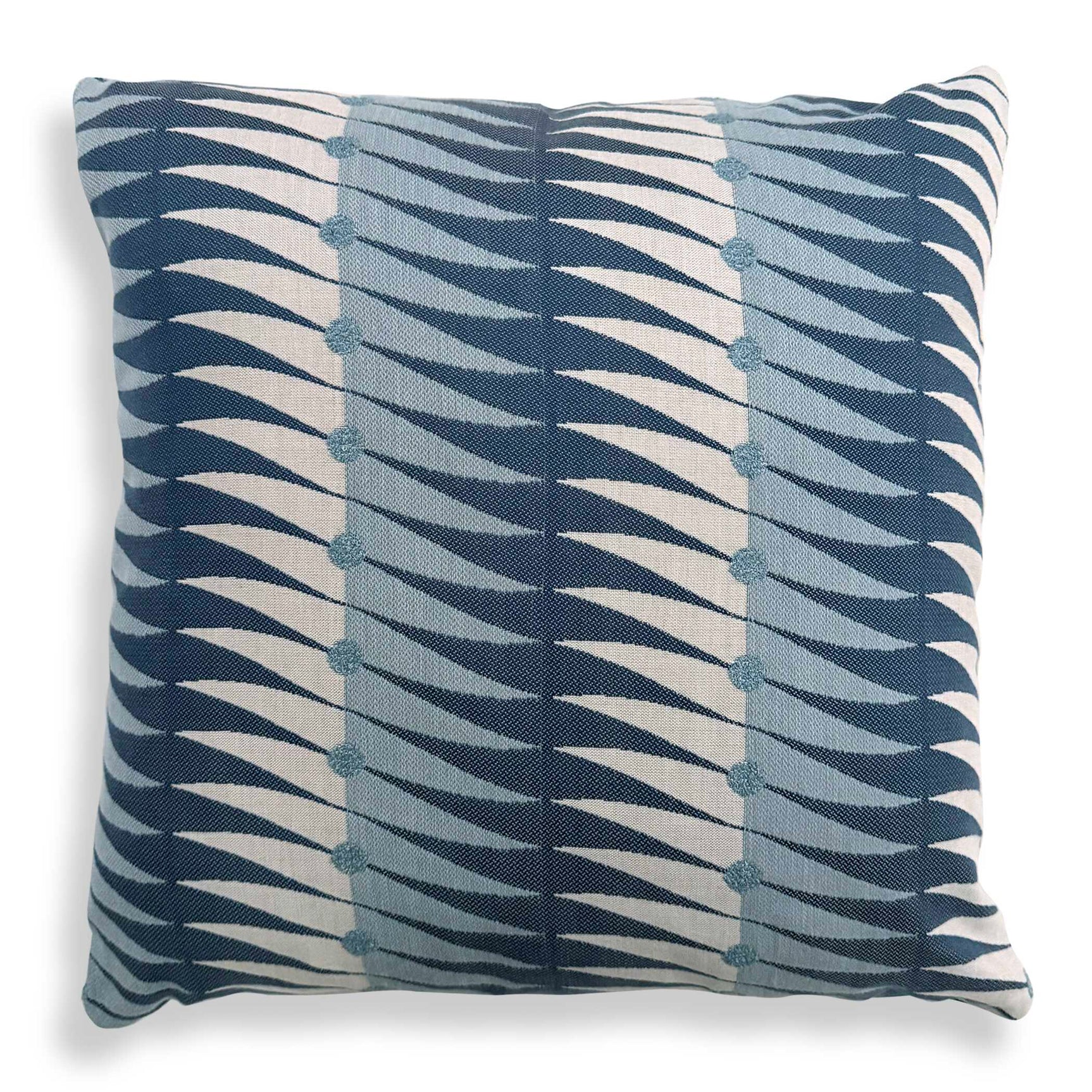 Jetty Blue Outdoor Pillow