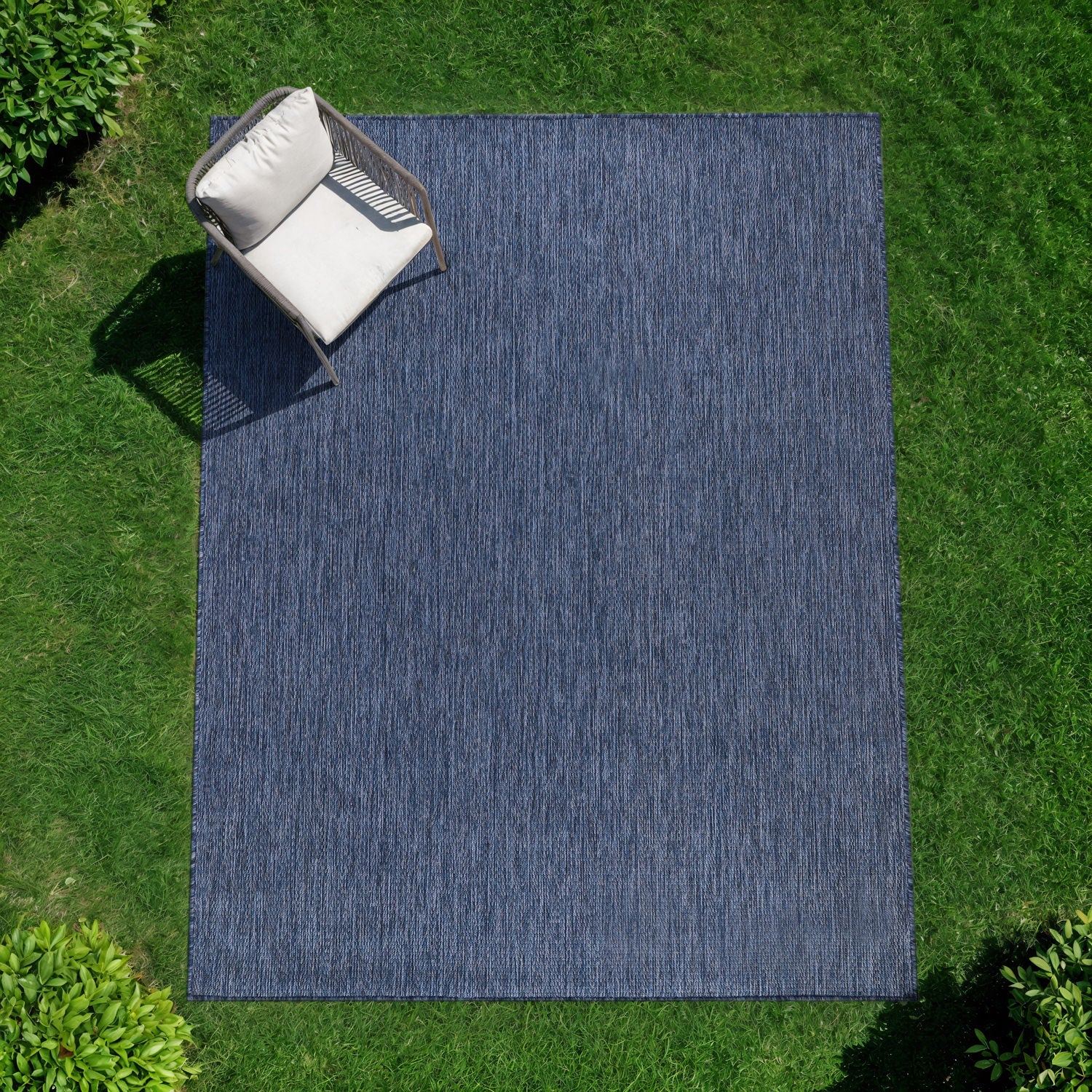 Alora Azure Outdoor Area Rug | Hose-Washable Patio Rug