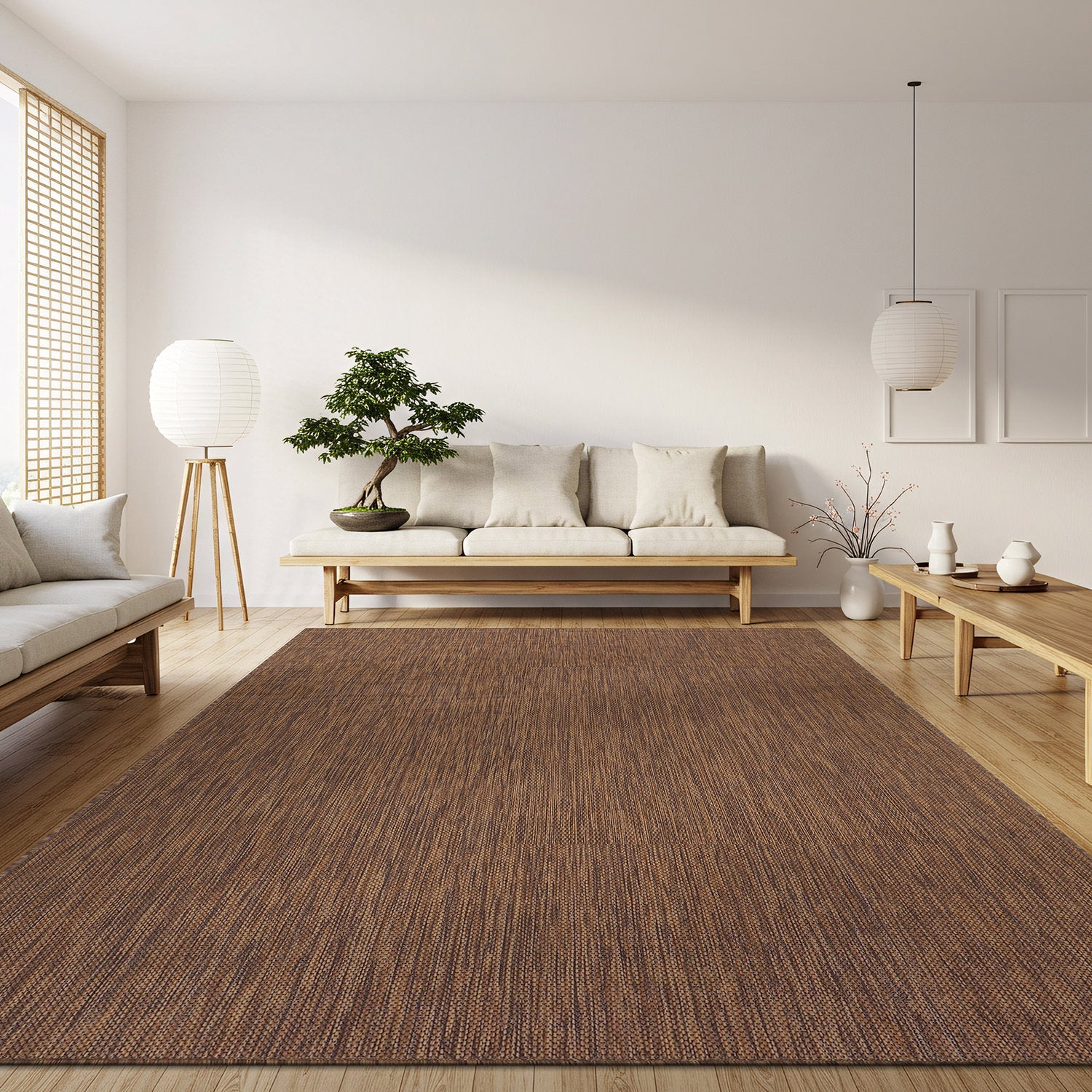 Alora Gold Outdoor Area Rug | Sun-Resistant Patio Decor