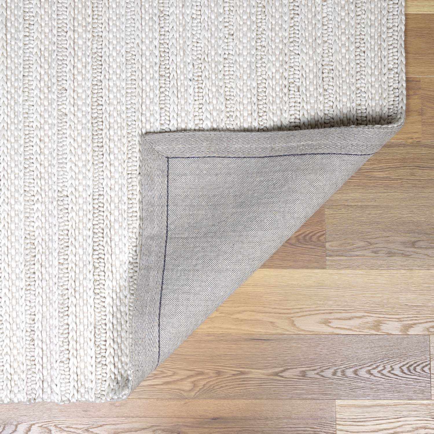 Alice Braided Faux Silk & Wool Rug - Clearance