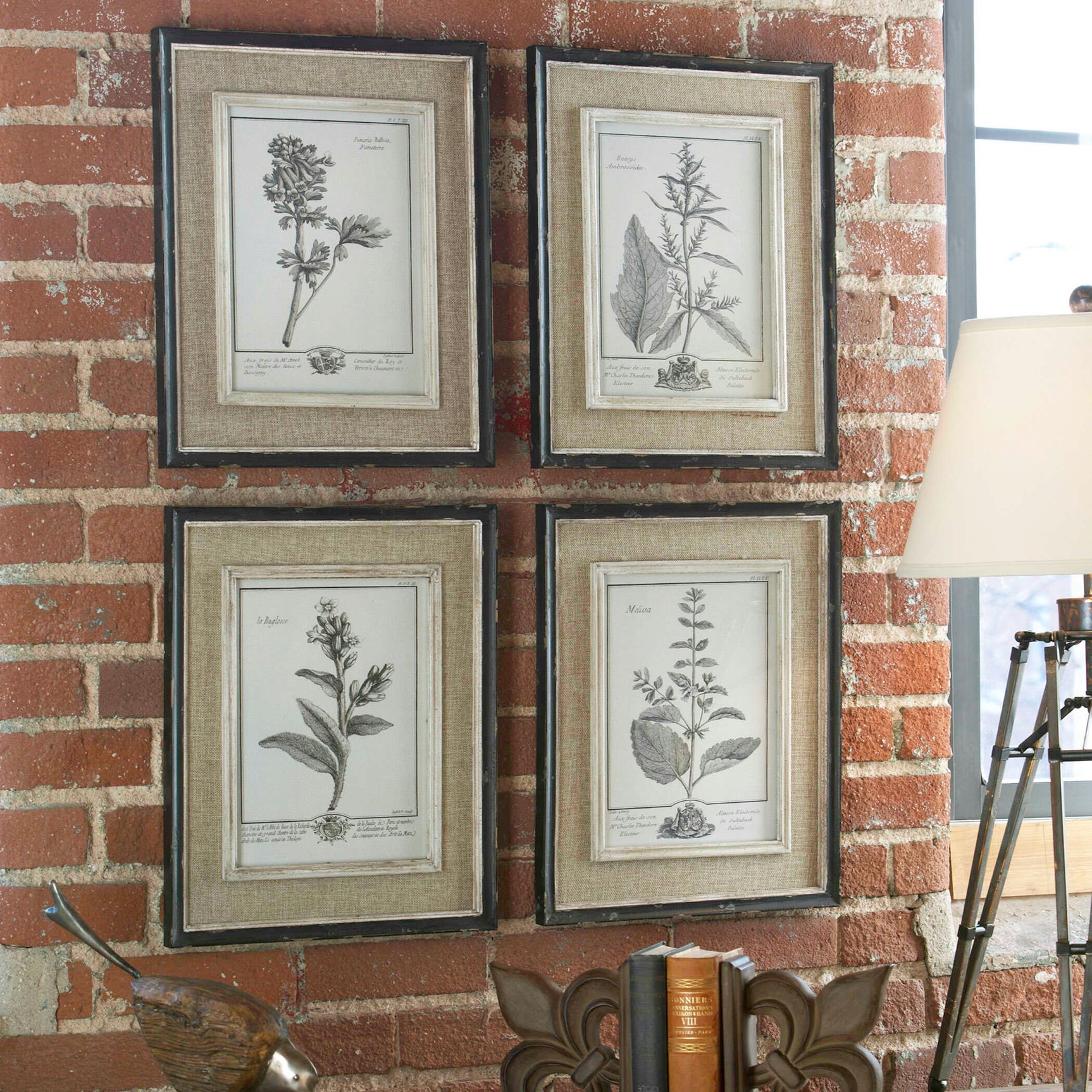 Casual Grey Study Multicolor Framed Art (Set of 4)