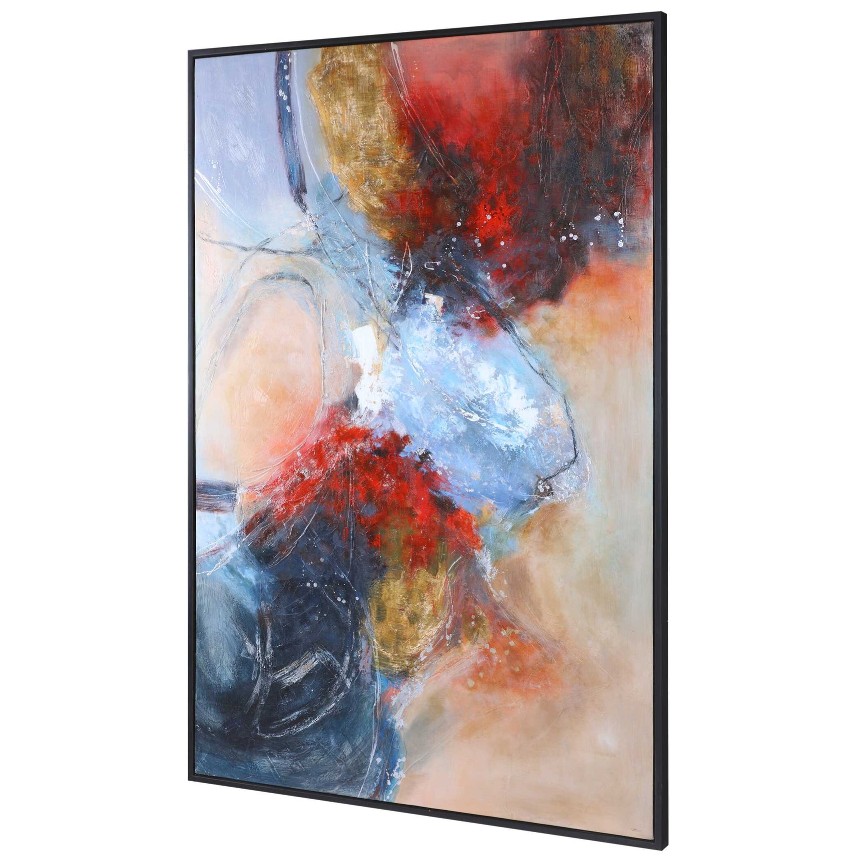 Summer Sunset Multicolor Abstract Art