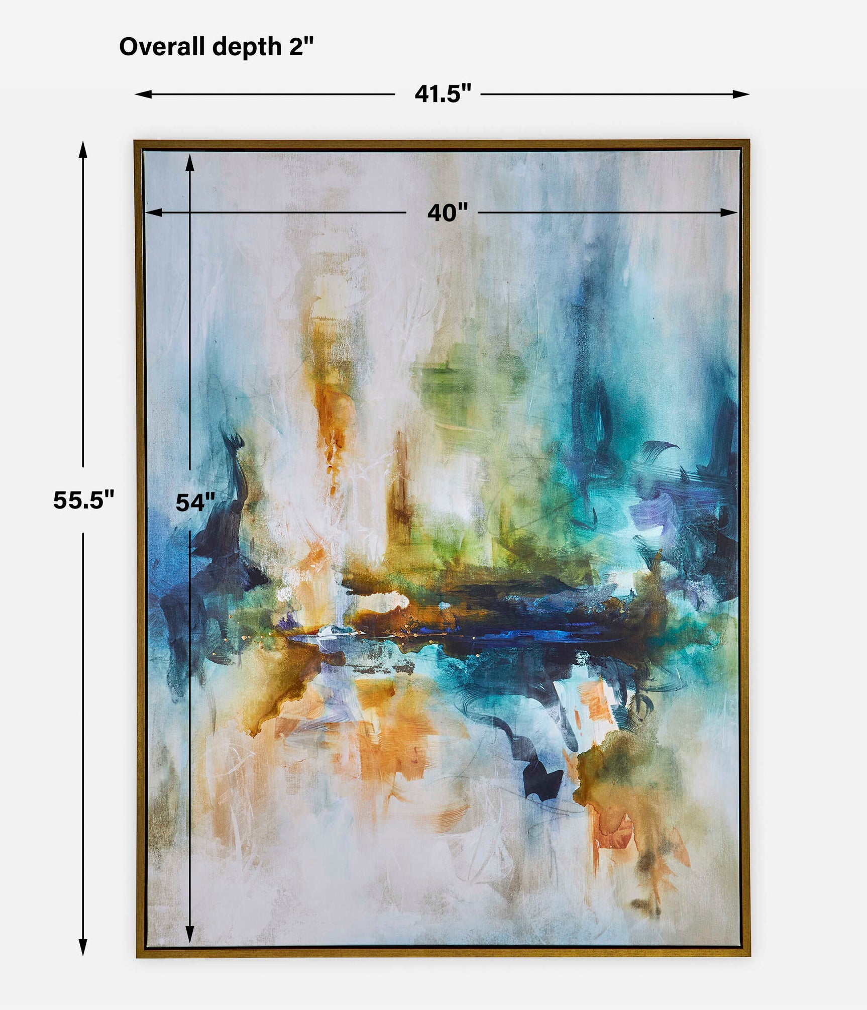 Excursion Multicolor Framed Abstract Art