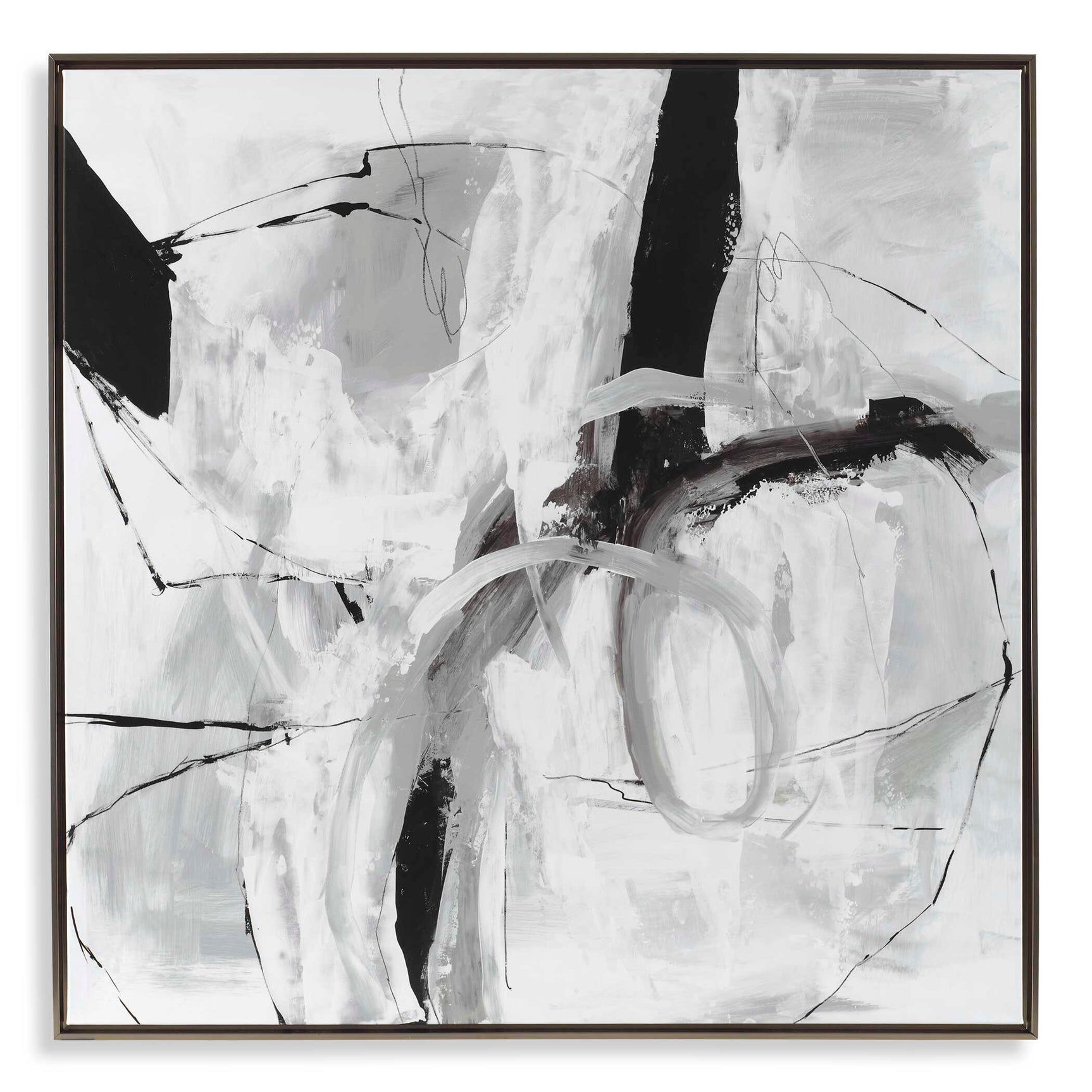 Looping Eternity Multicolor Framed Abstract Art