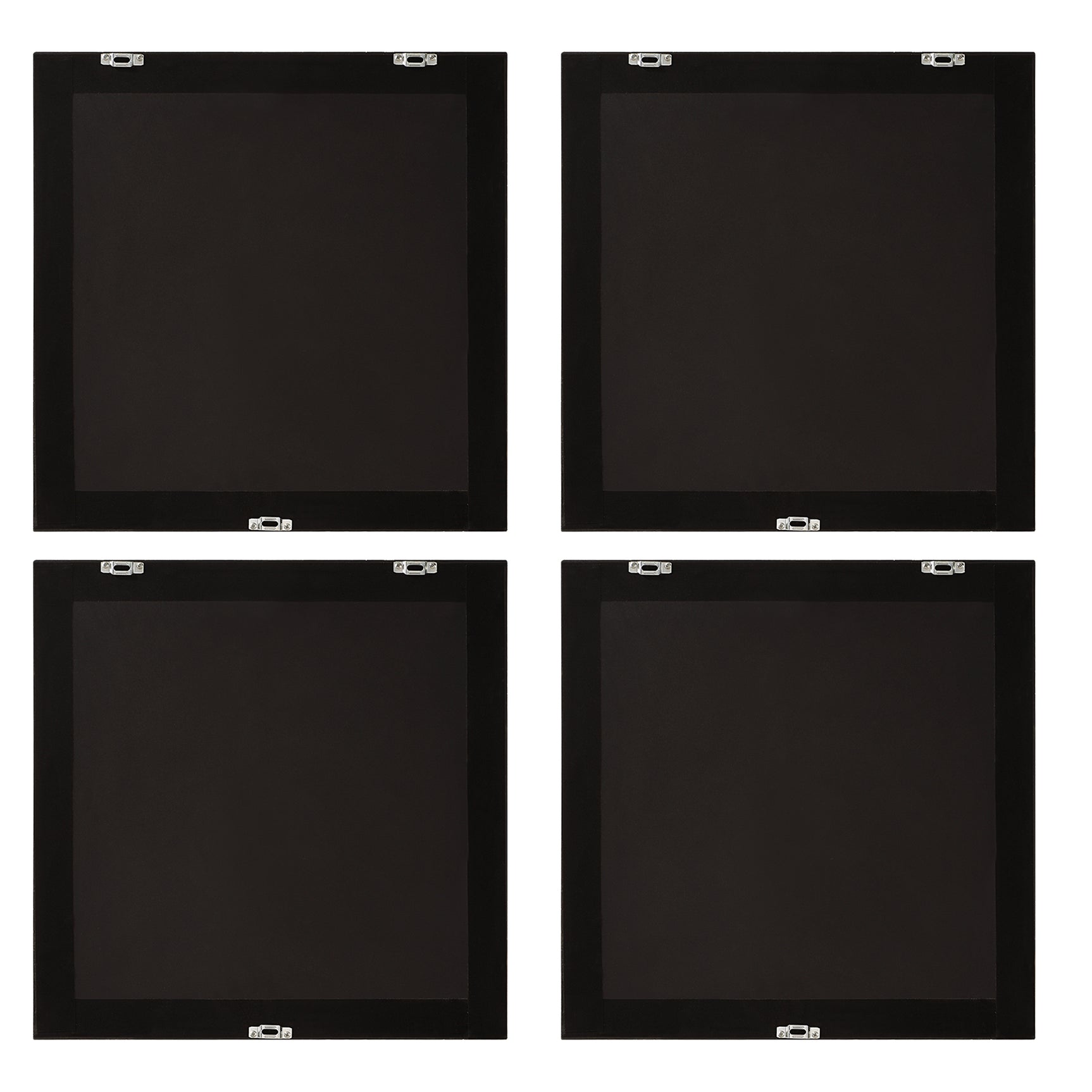 Fourfold Gold/White Framed Prints (Set of 4)