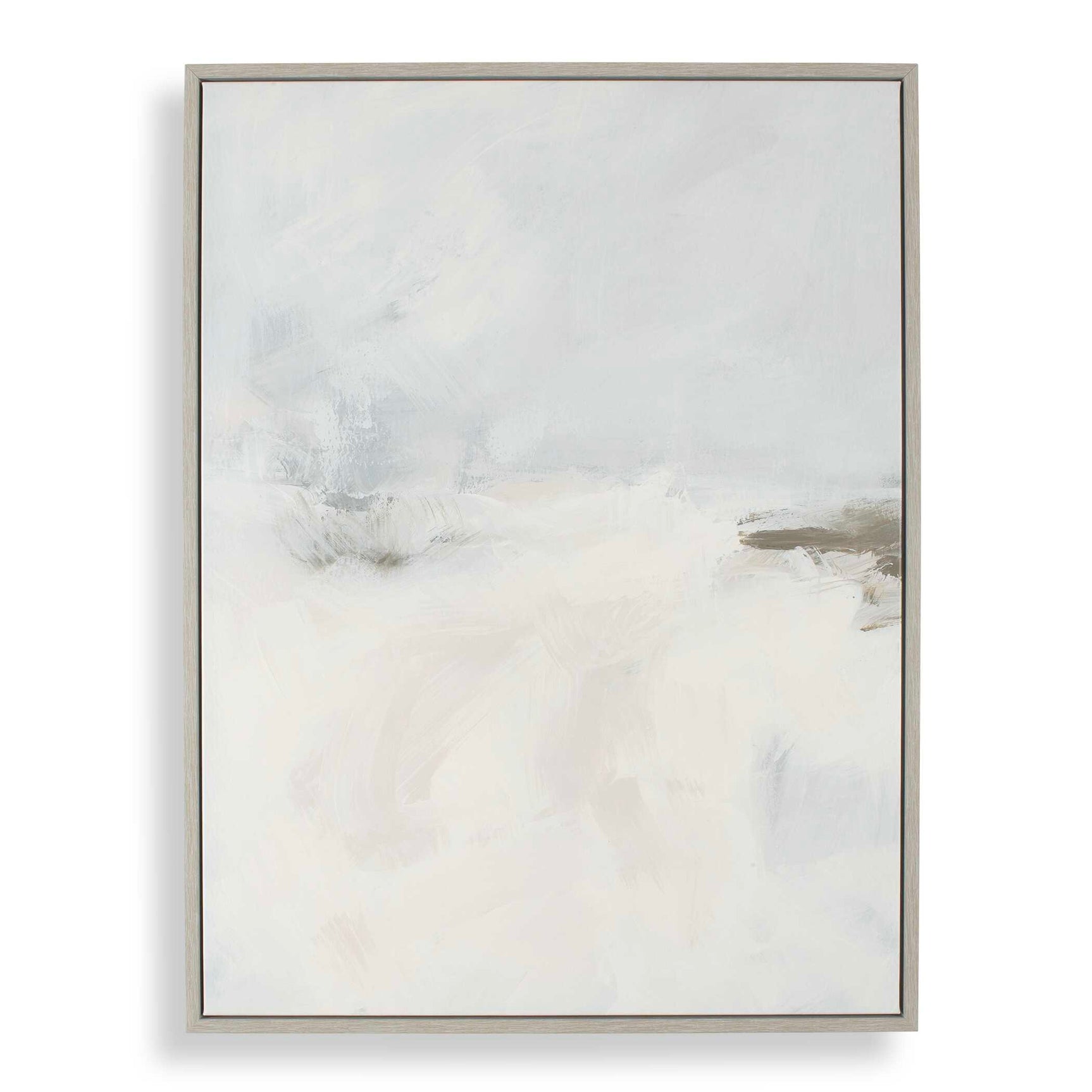 Simple Serenity Multicolor Framed Abstract Art