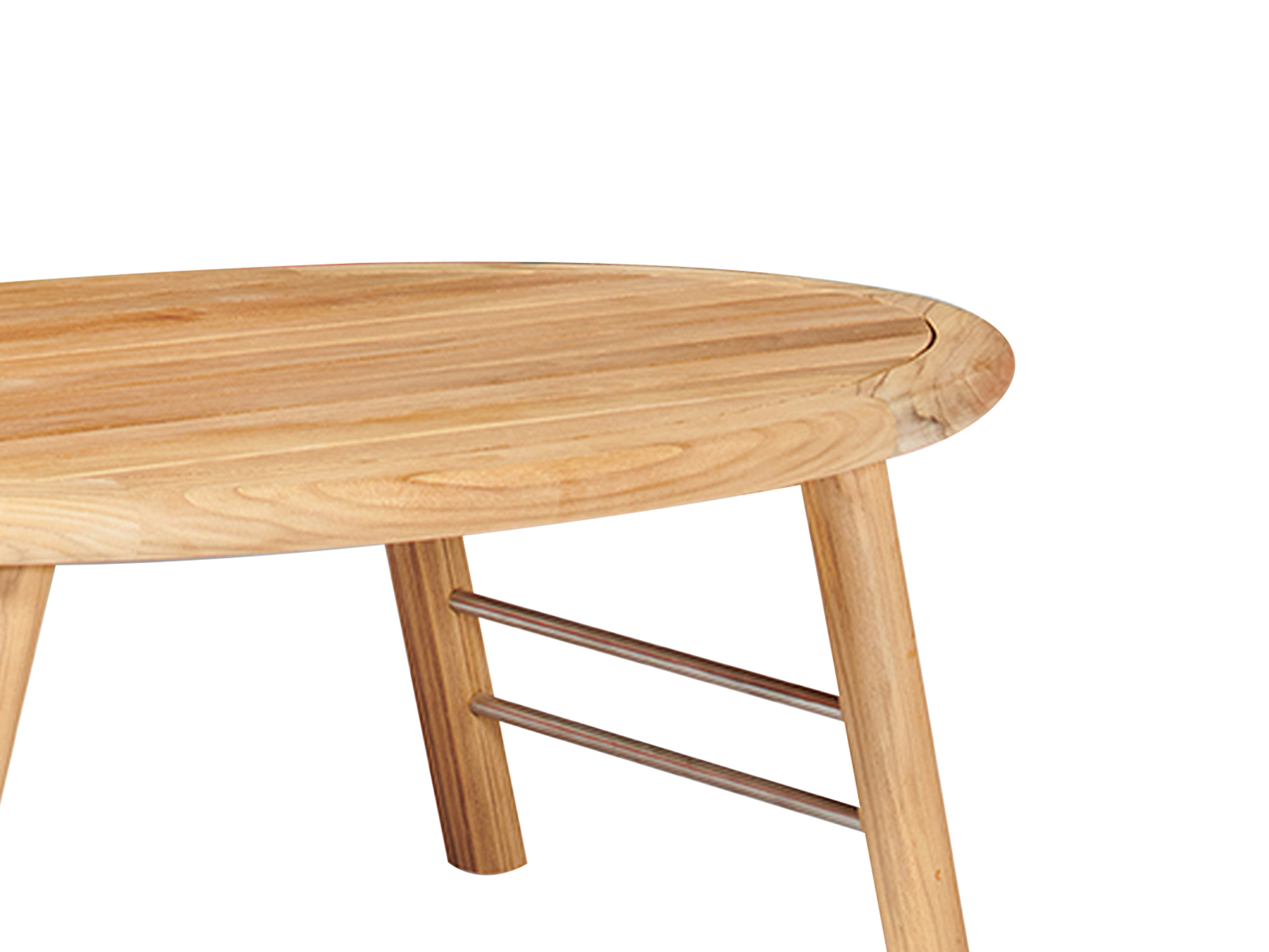 Aalto Oval Teak Outdoor Coffee Table - Ornate Home