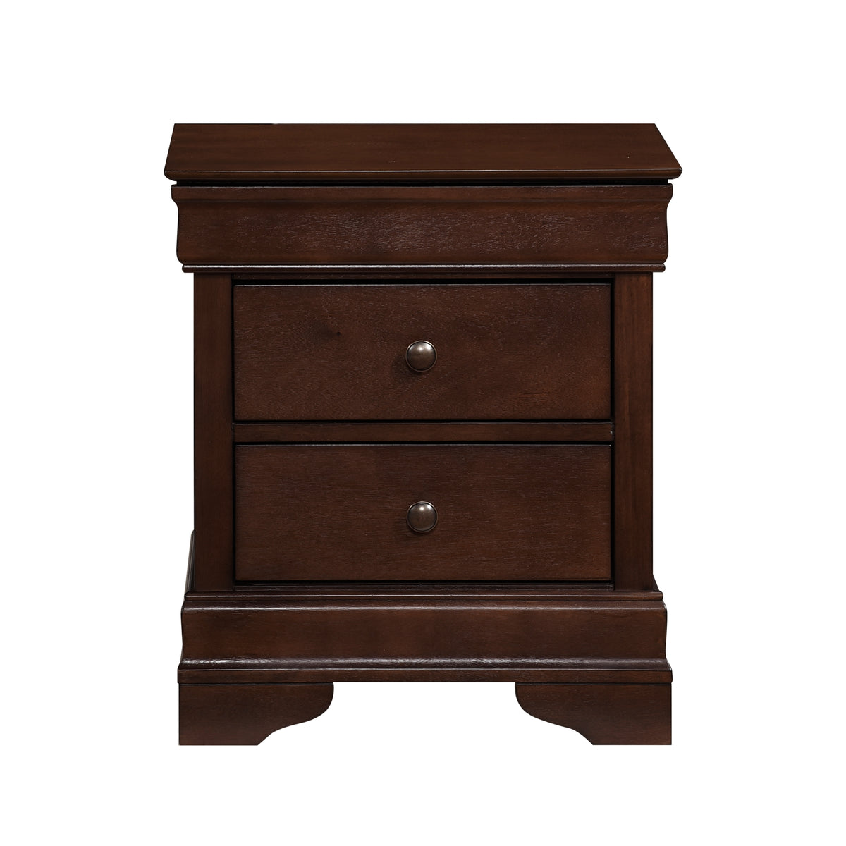Abbeville Brown Cherry 5pc Bedroom Set - Ornate Home