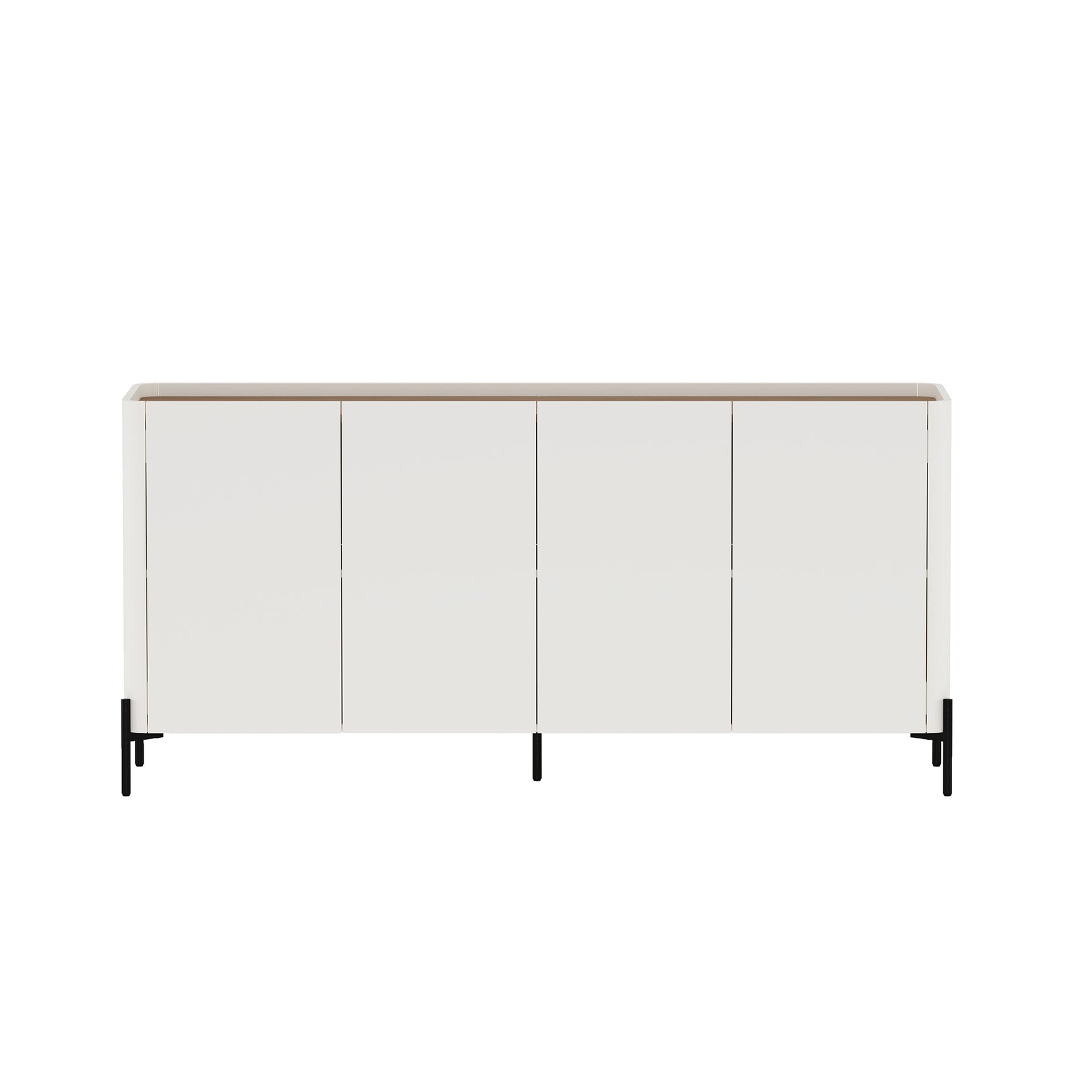 Abbey 66.9" Sideboard in Maple and Off White - Ornate Home