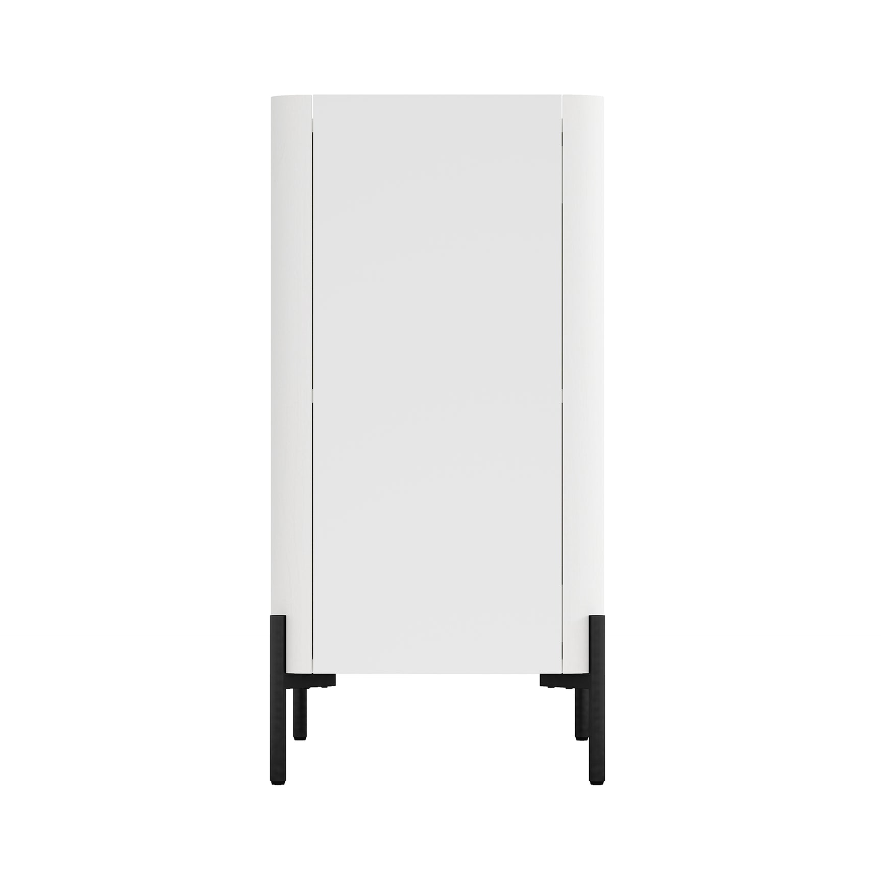 Abbey Accent Cabinet in White - Ornate Home