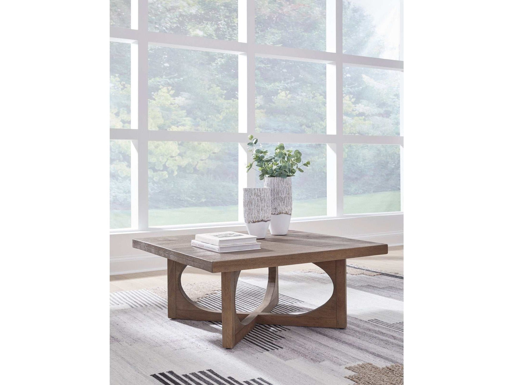 Abbianna Medium Brown Coffee Table (Online Special Price) - Ornate Home