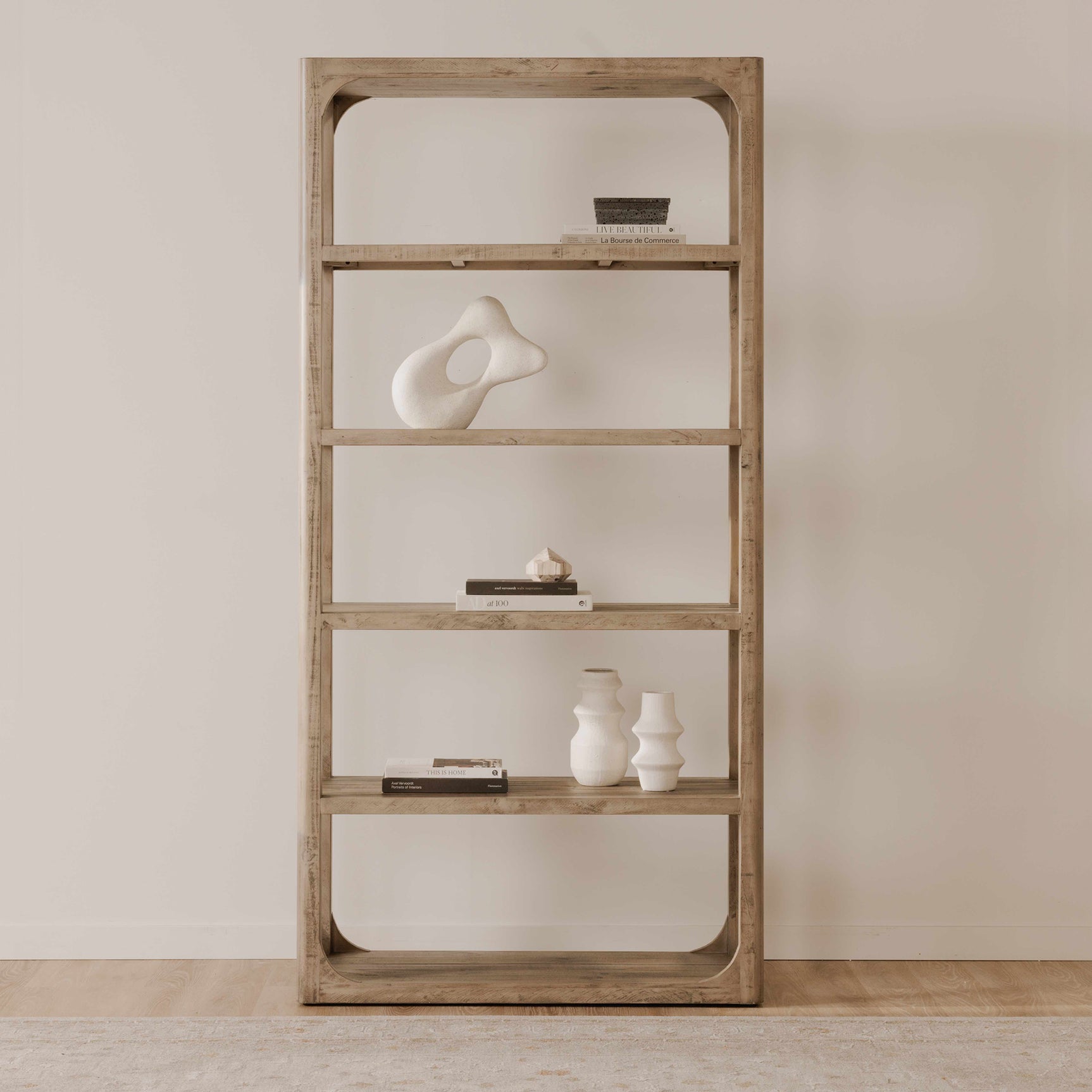 Abbott Brown Bookshelf - Ornate Home