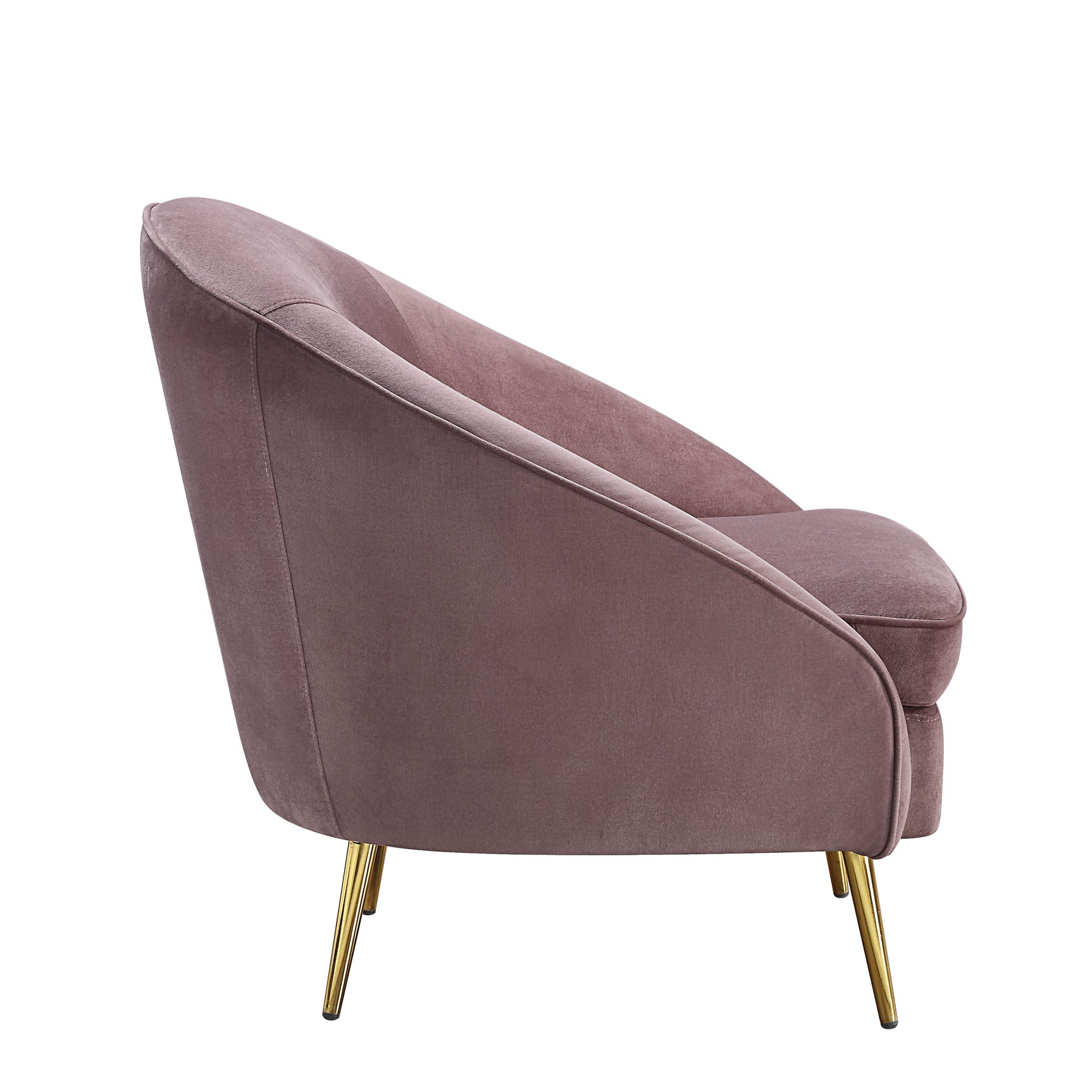 Abey Pink Velvet Sofa - Ornate Home