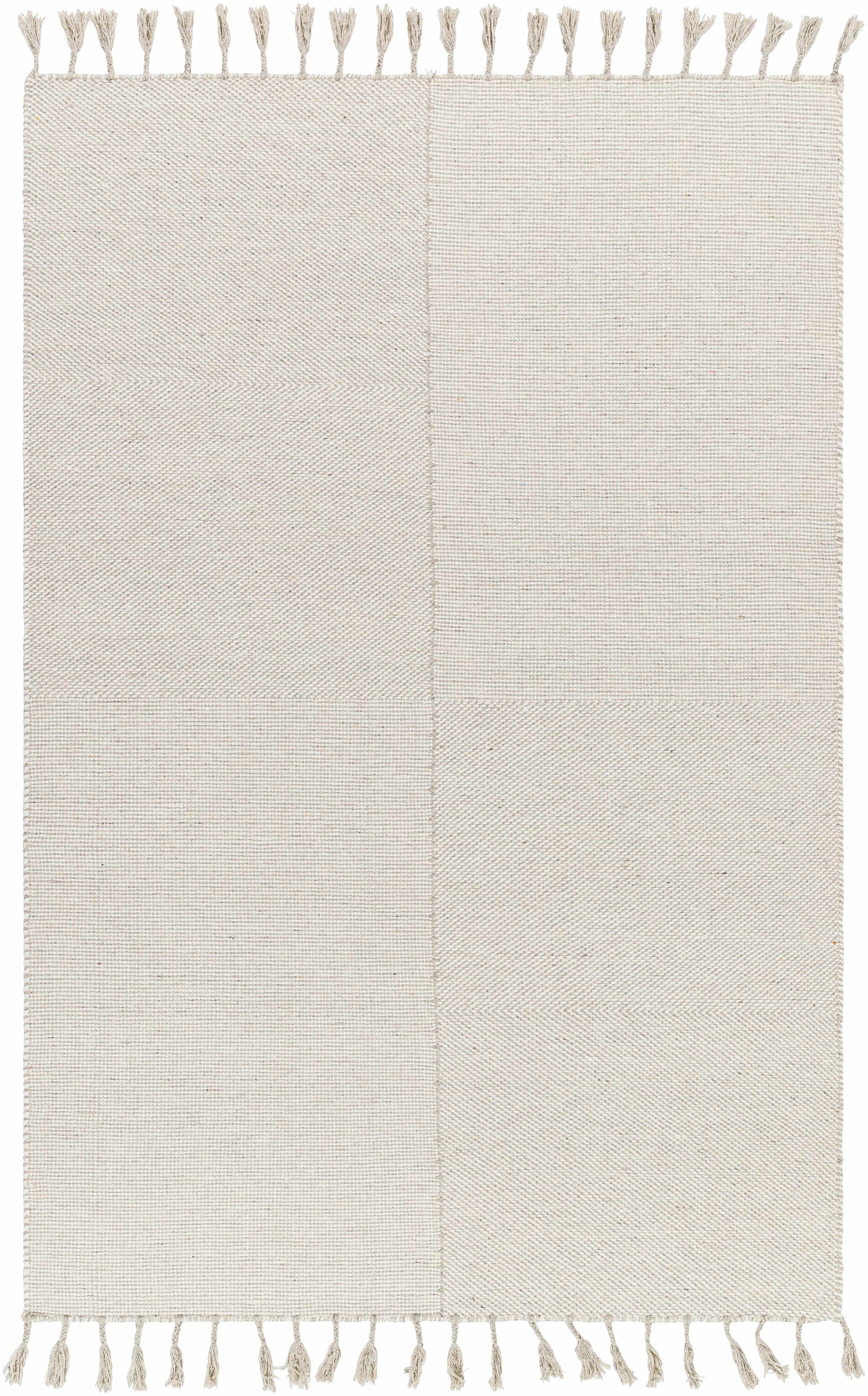 Abhay Cream Wool Area Rug - Clearance - Ornate Home