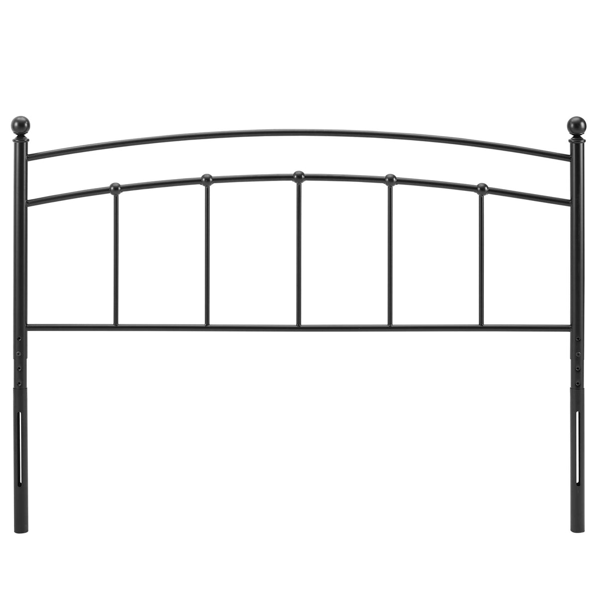 Abigail Black Metal Twin Headboard - Ornate Home