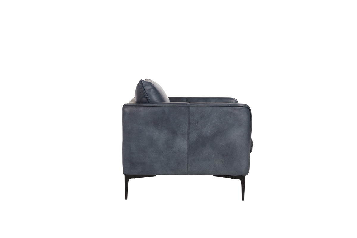 Abigail Blue Club Chair - Ornate Home