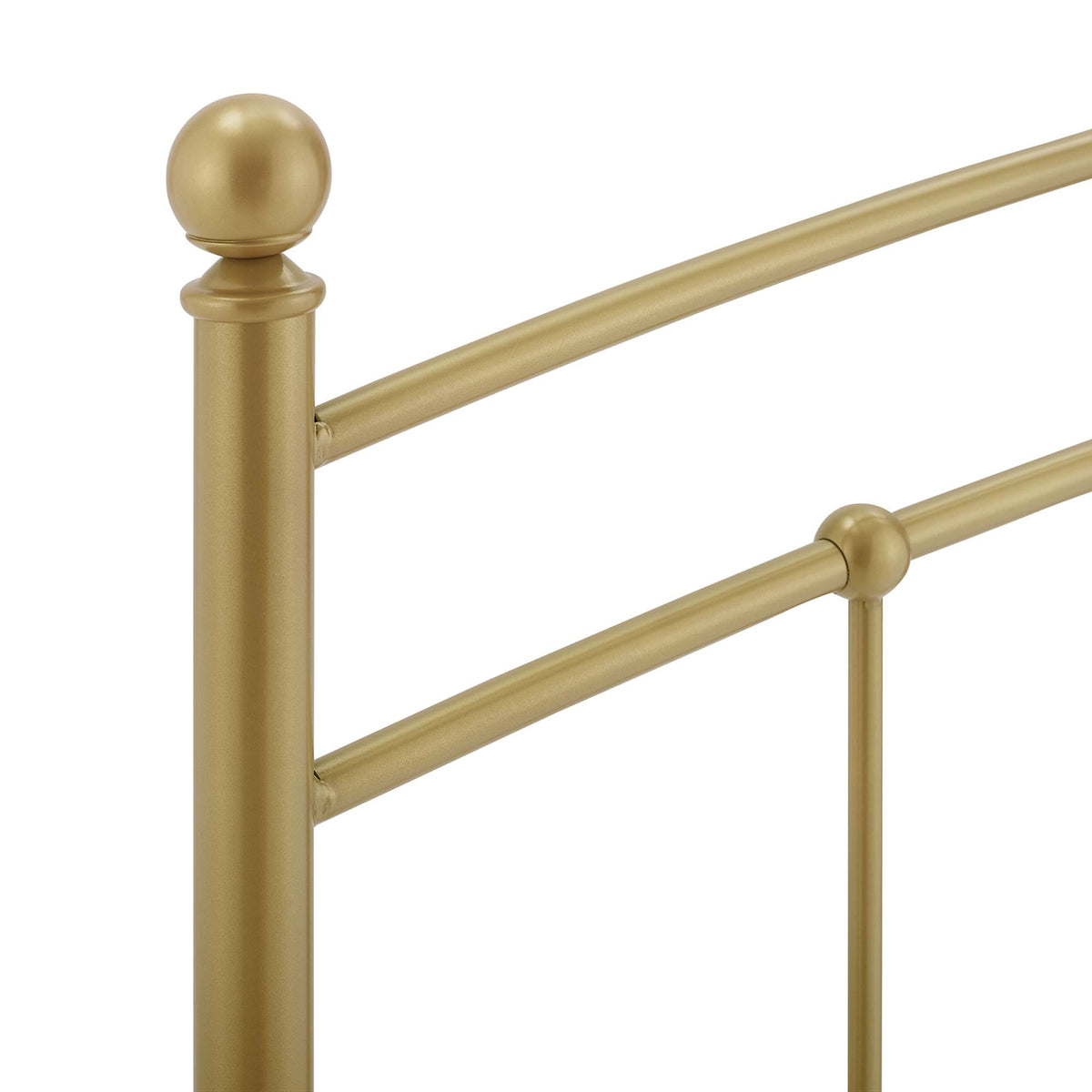 Abigail Gold Metal Twin Headboard - Ornate Home