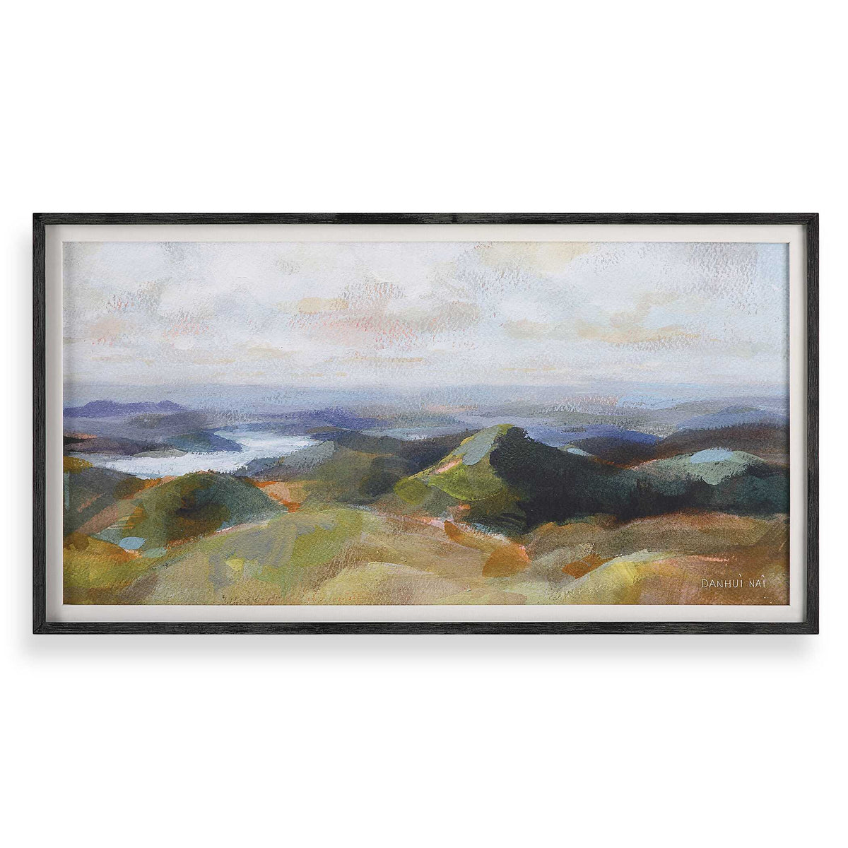 Above Multicolor The Lakes Framed Landscape Print - Ornate Home