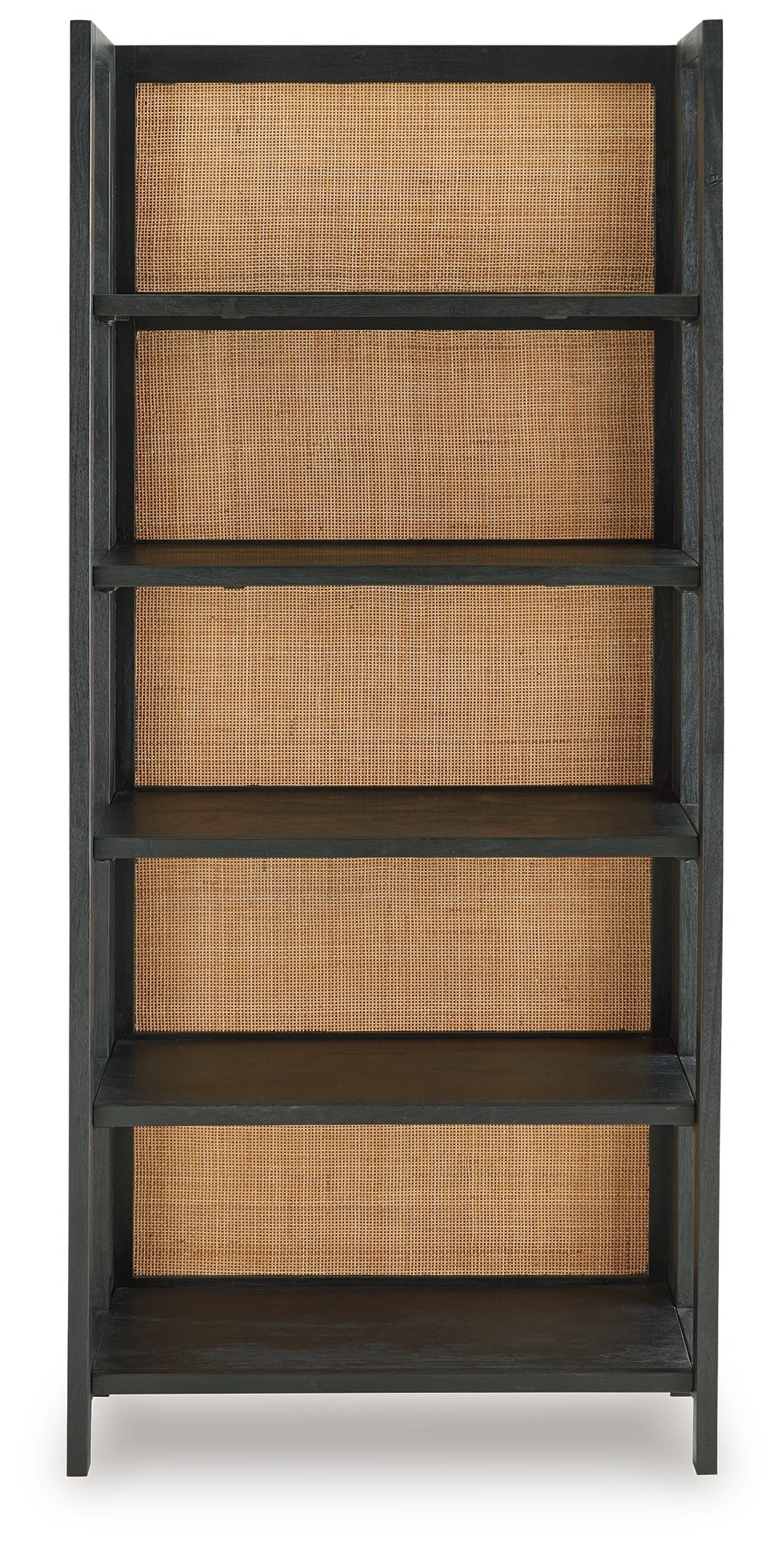 Abyard Black/Natural Bookcase (Online Special Price) - Ornate Home