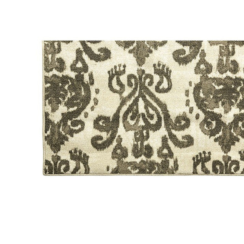 Acanthus Beige/Brown Area Rug - Ornate Home