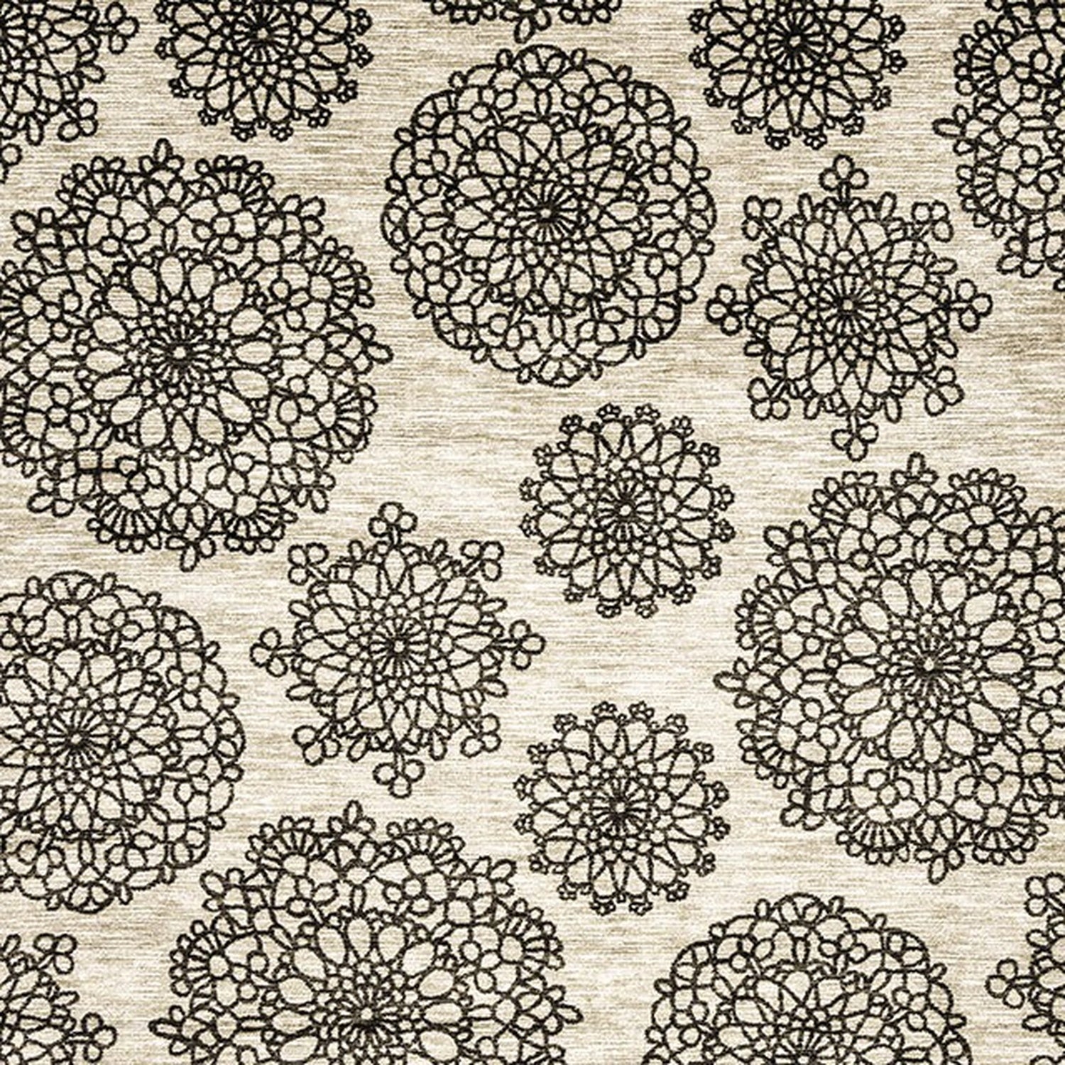 Acanthus Dark Gray/Black 8'x10' Area Rug - Ornate Home