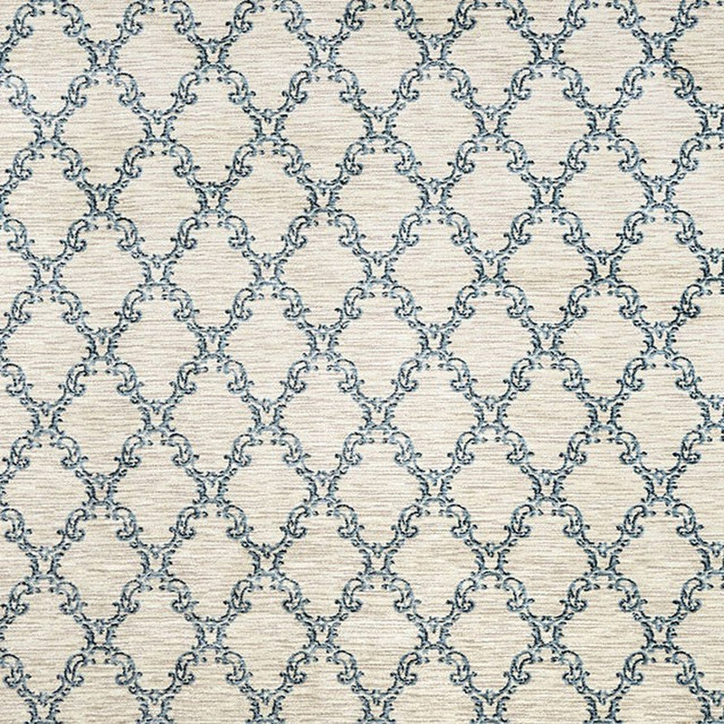 Acanthus Light Gray/Blue Area Rug - Ornate Home