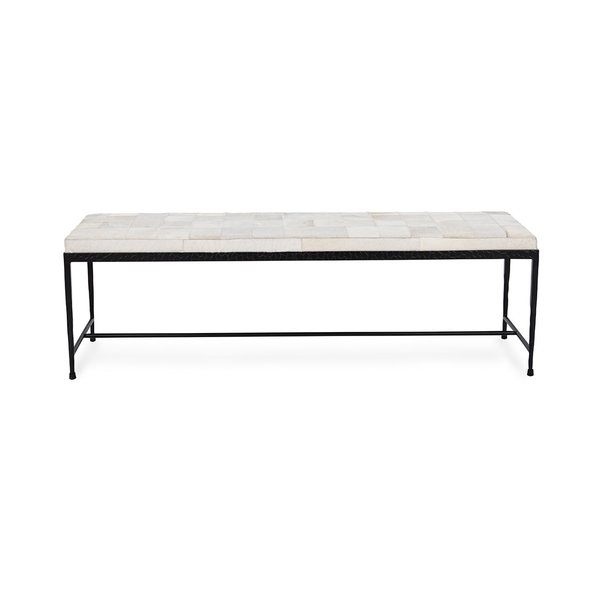 Achen Dusty Cream Accent Bench - Ornate Home