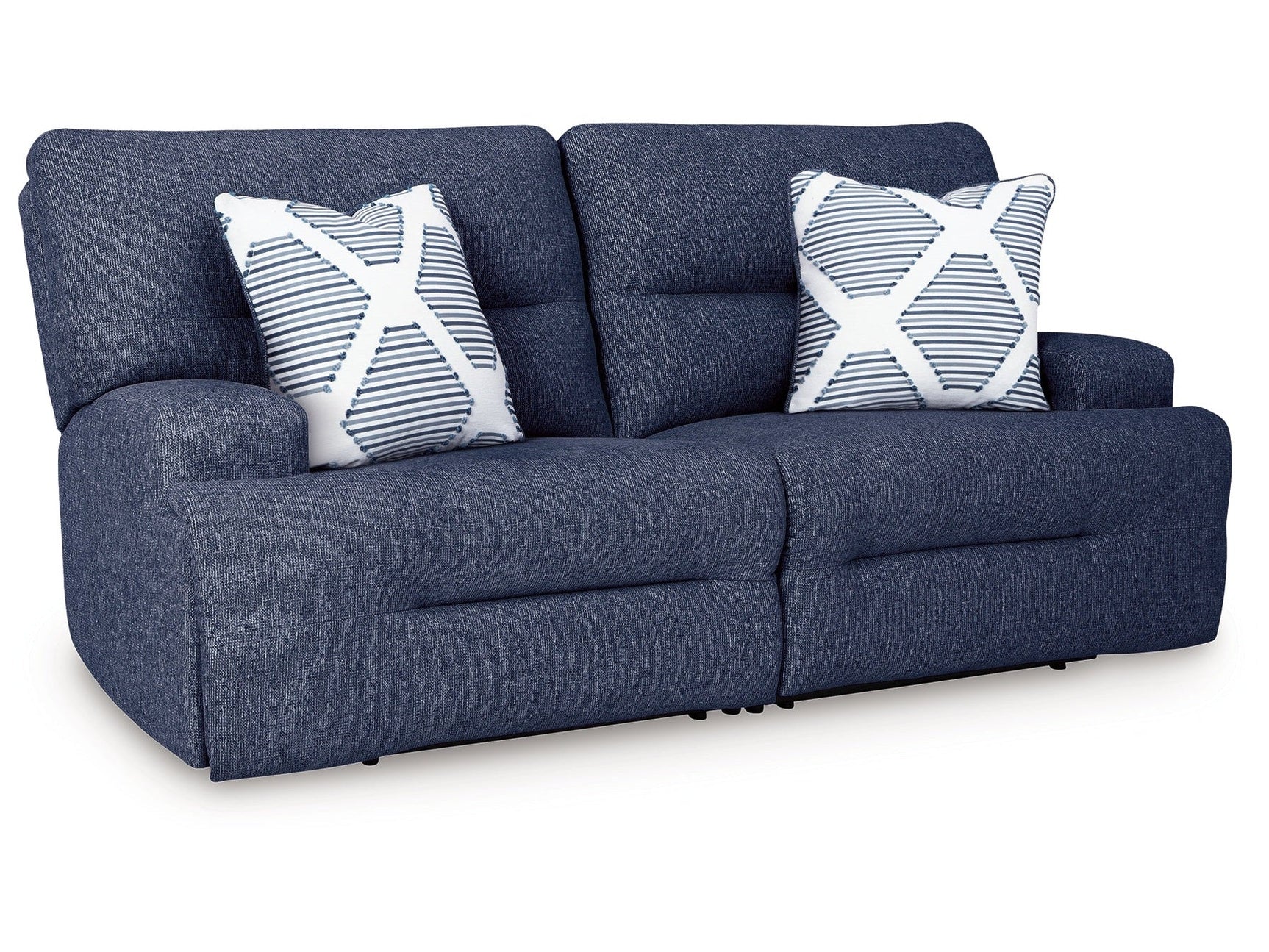 Acklen Place Navy 2-Piece Power Reclining Sectional (Online Special Price) - Ornate Home