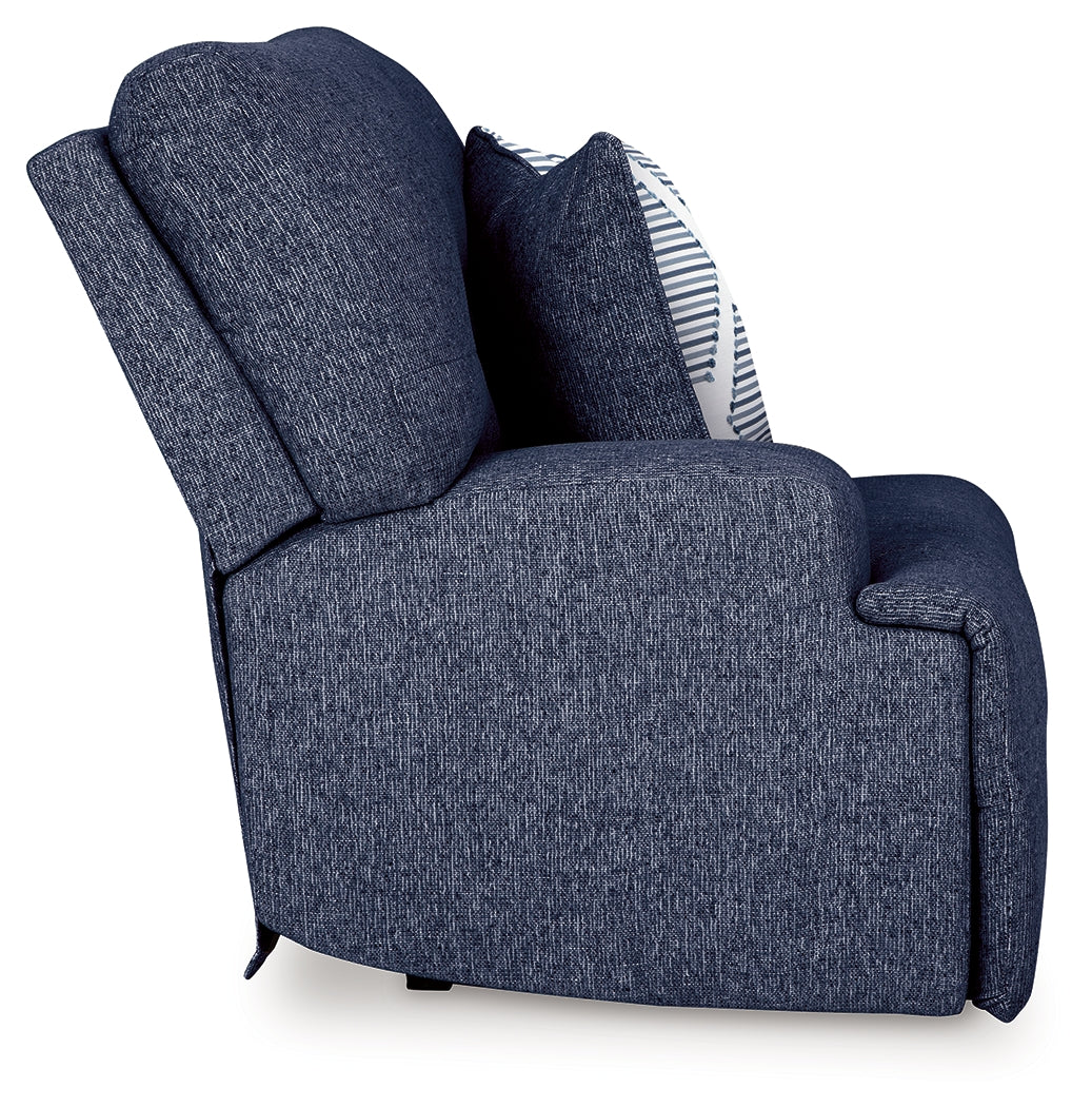 Acklen Place Navy 3-Piece Power Reclining Sectional (Online Special Price) - Ornate Home