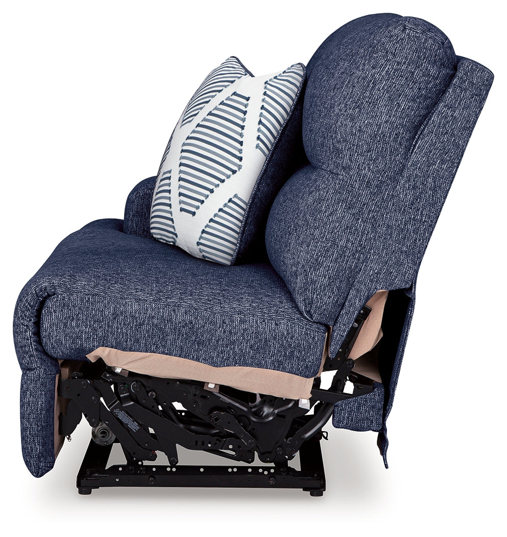 Acklen Place Navy 3-Piece Power Reclining Sectional (Online Special Price) - Ornate Home