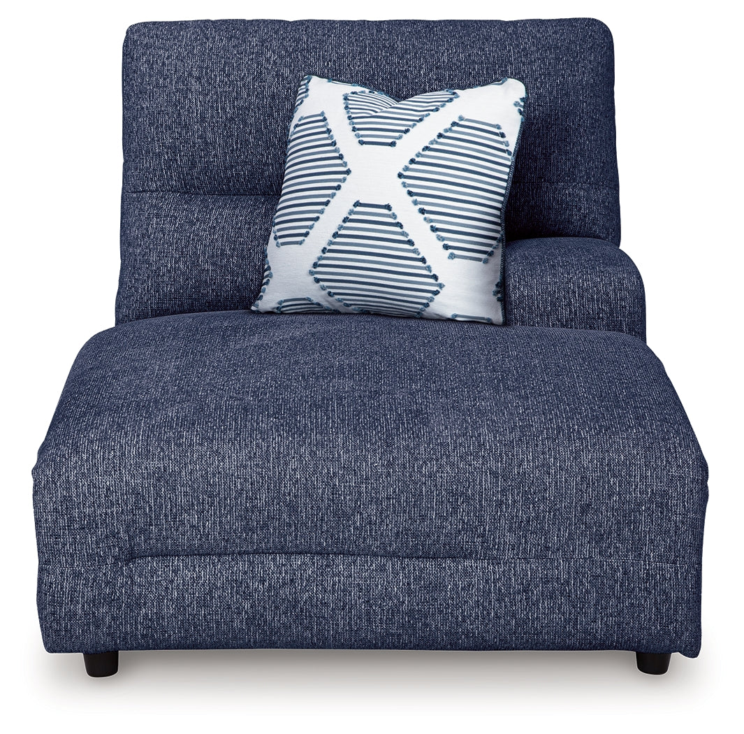 Acklen Place Navy 3-Piece Power Reclining Sectional - Ornate Home