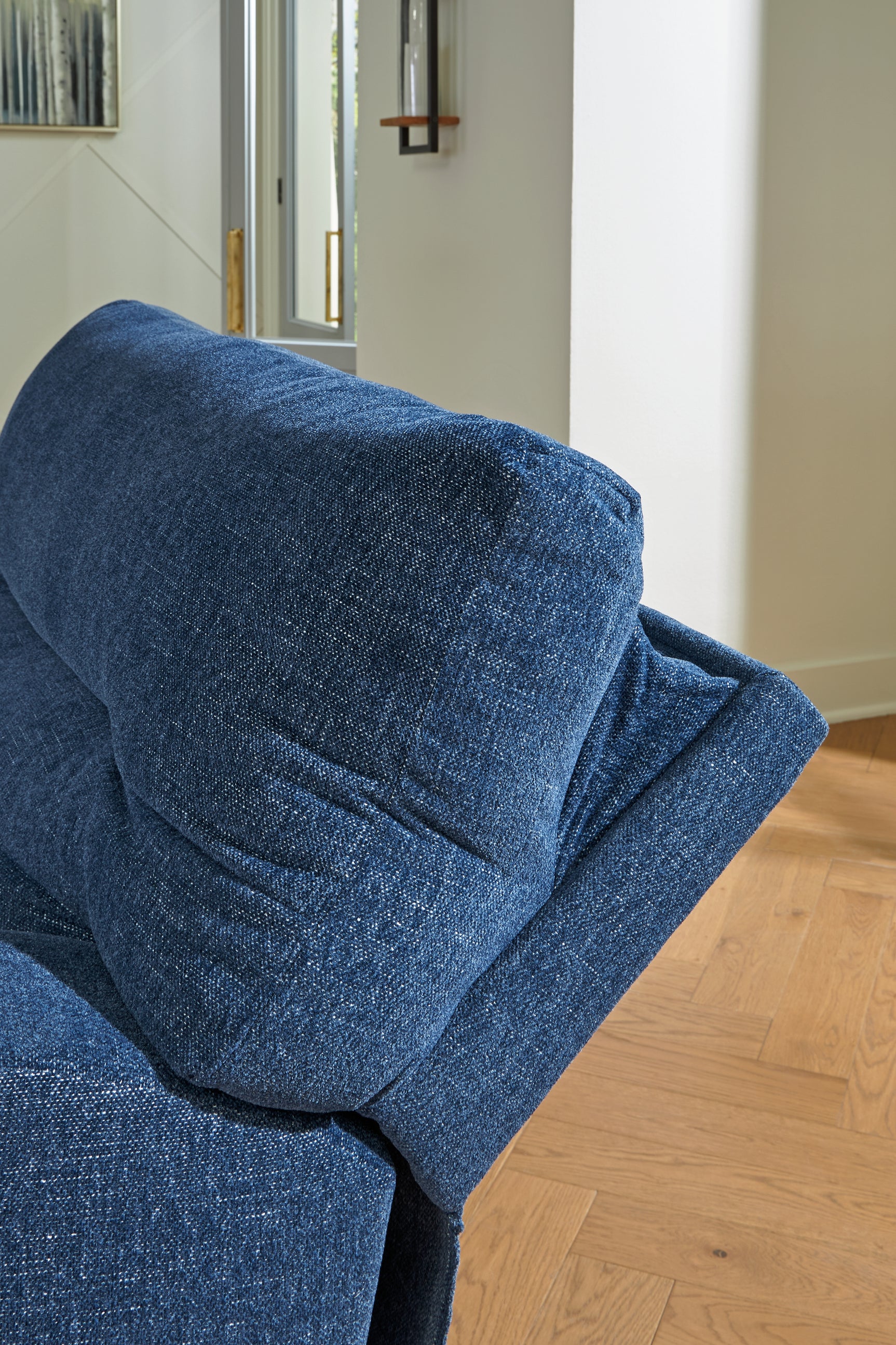 Acklen Place Navy 3-Piece Right Power Reclining Sectional - Ornate Home