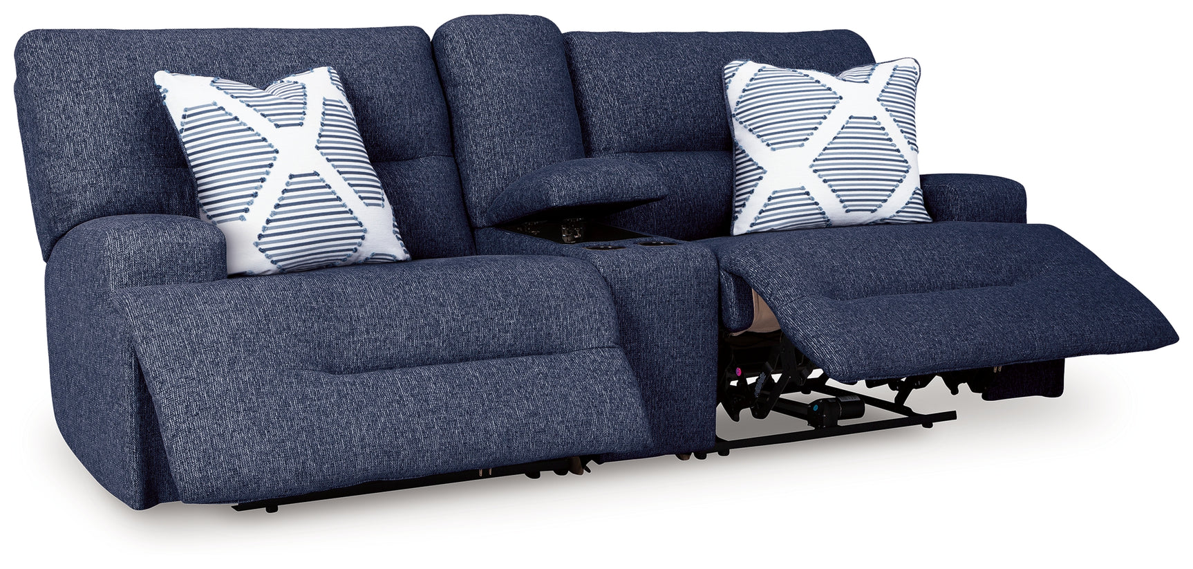 Acklen Place Navy 3-Piece Sectional - Ornate Home