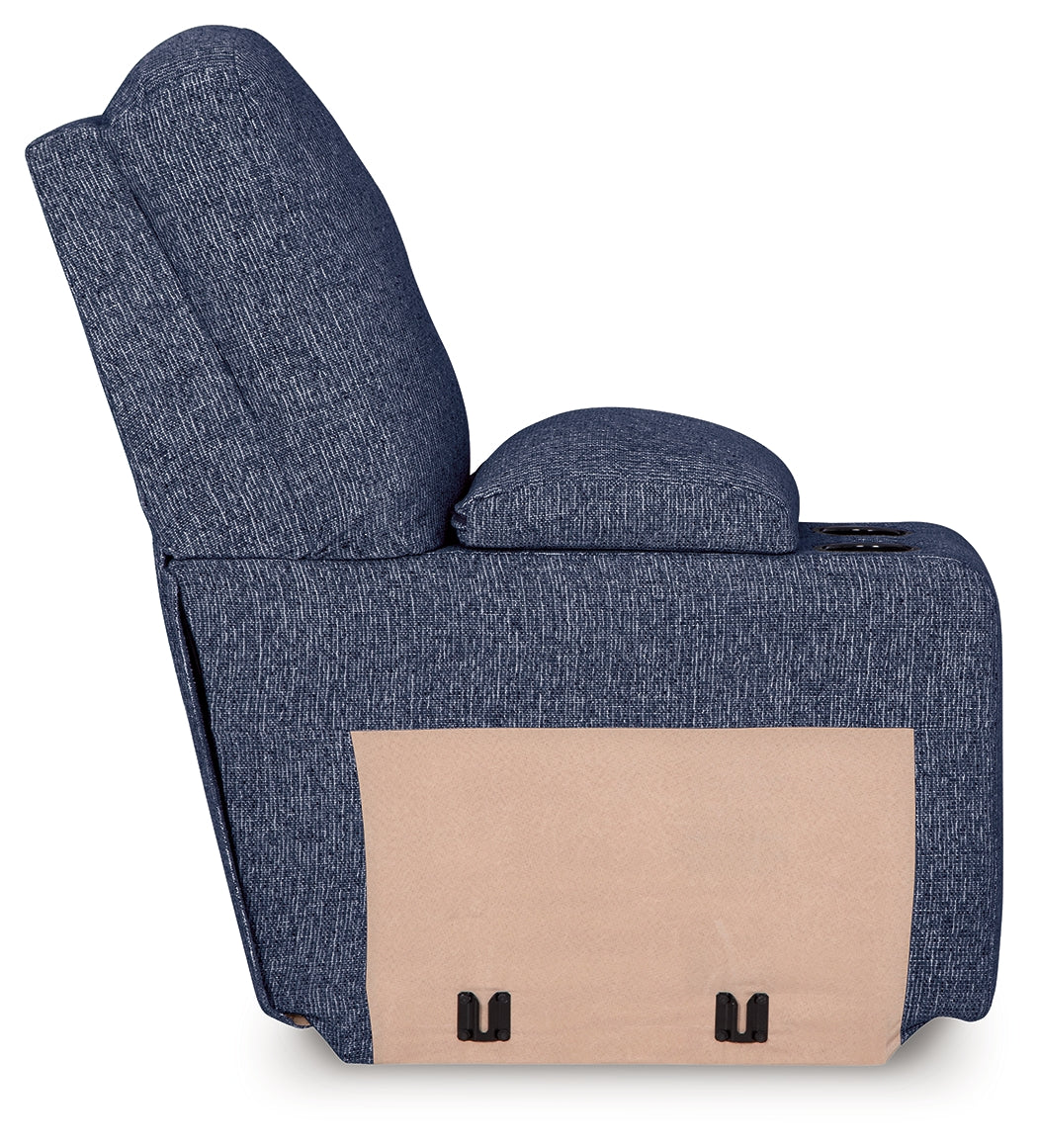 Acklen Place Navy 7-Piece Power Reclining Sectional - Ornate Home