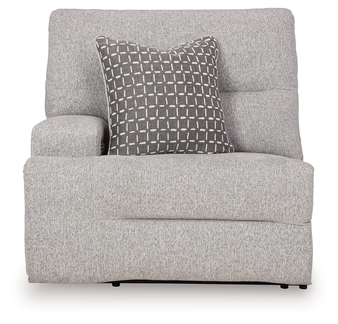 Acklen Place Pewter 6-Piece Power Reclining Sectional (Online Special Price) - Ornate Home