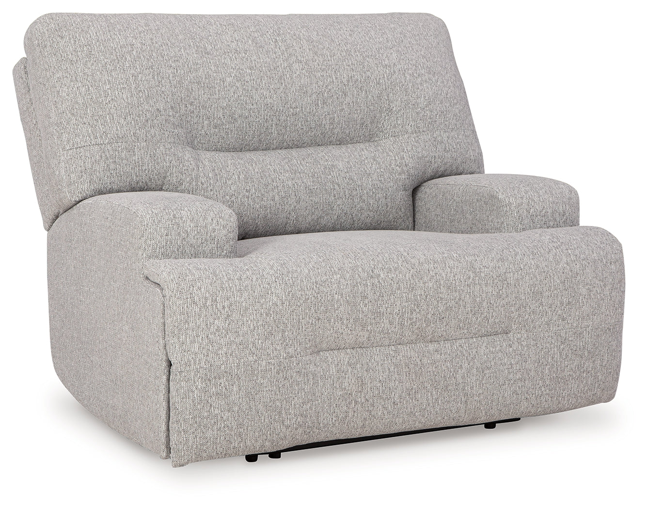 Acklen Place Pewter Wide Seat Power Recliner (Online Special Price) - Ornate Home