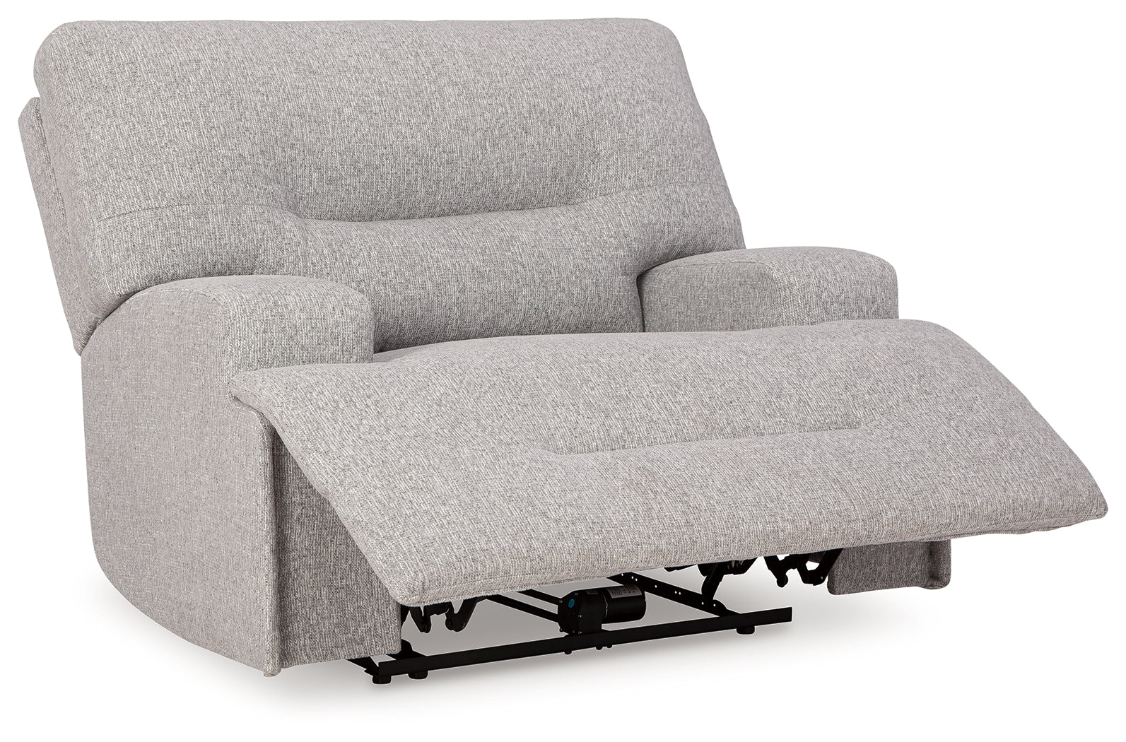 Acklen Place Pewter Wide Seat Power Recliner (Online Special Price) - Ornate Home