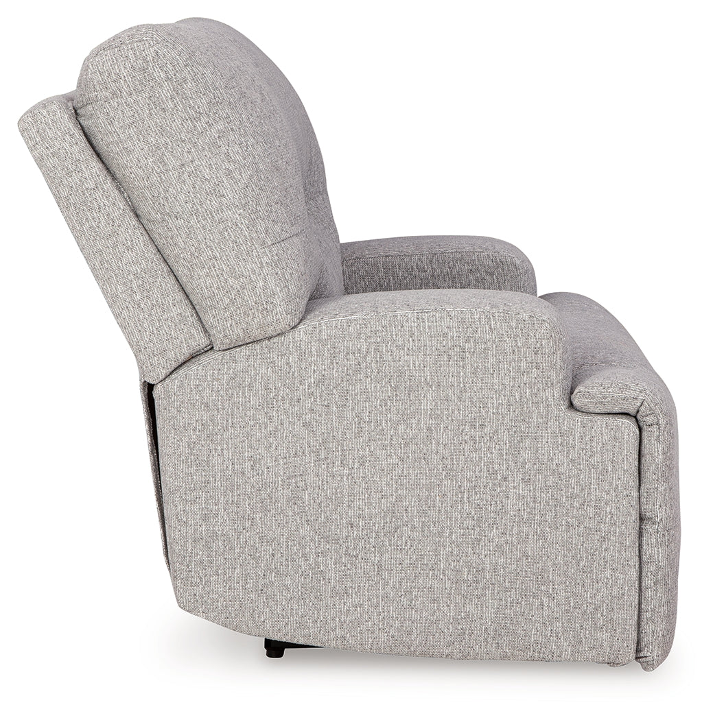 Acklen Place Pewter Wide Seat Power Recliner (Online Special Price) - Ornate Home