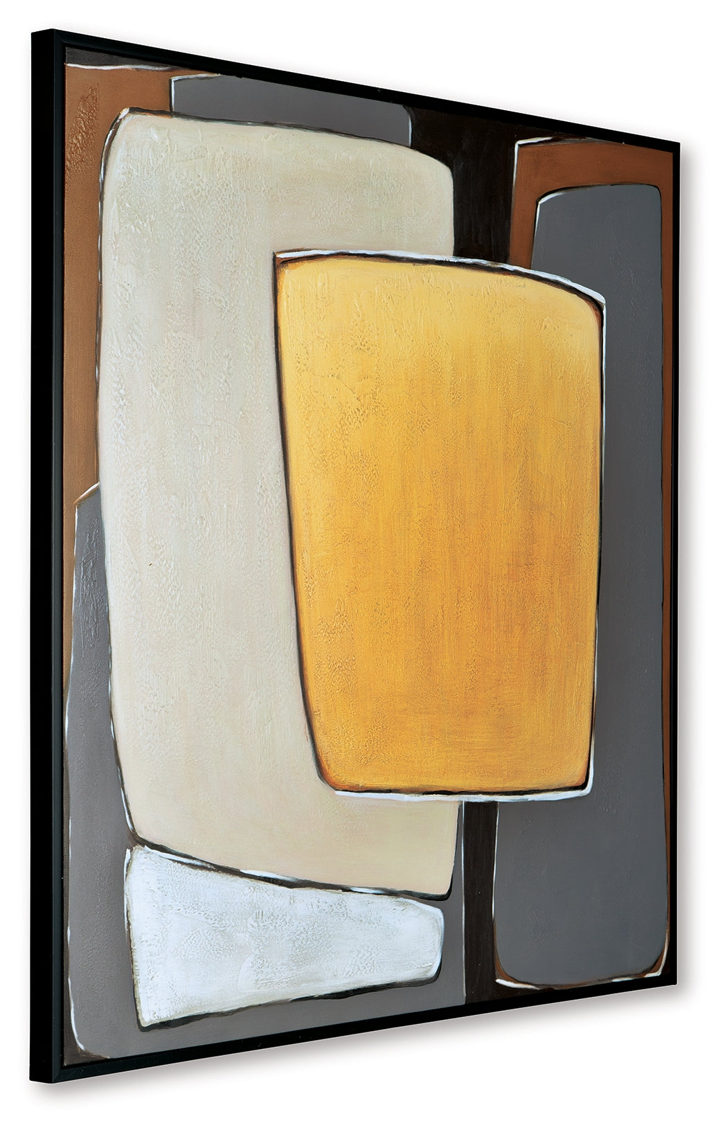 Actman Cream/Brown/Gray Wall Art (Online Special Price) - Ornate Home