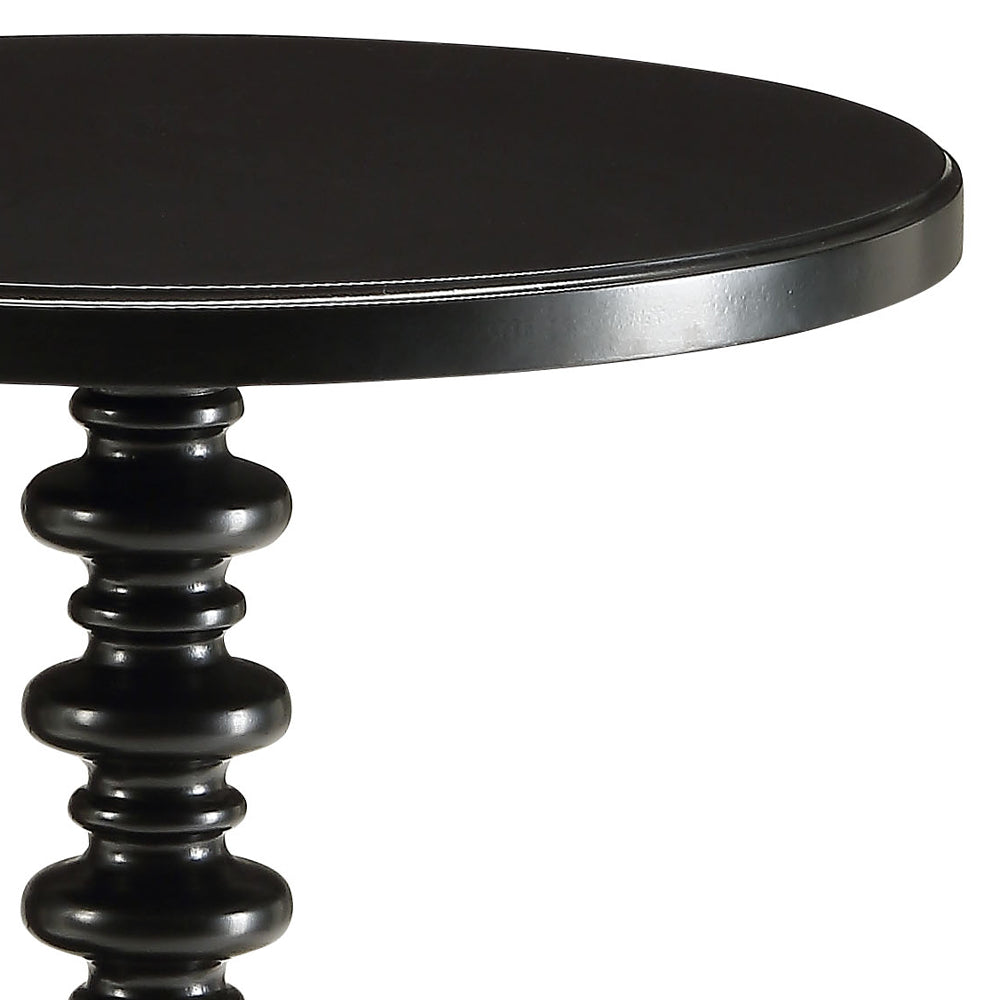 Acton Black Accent Table - Ornate Home