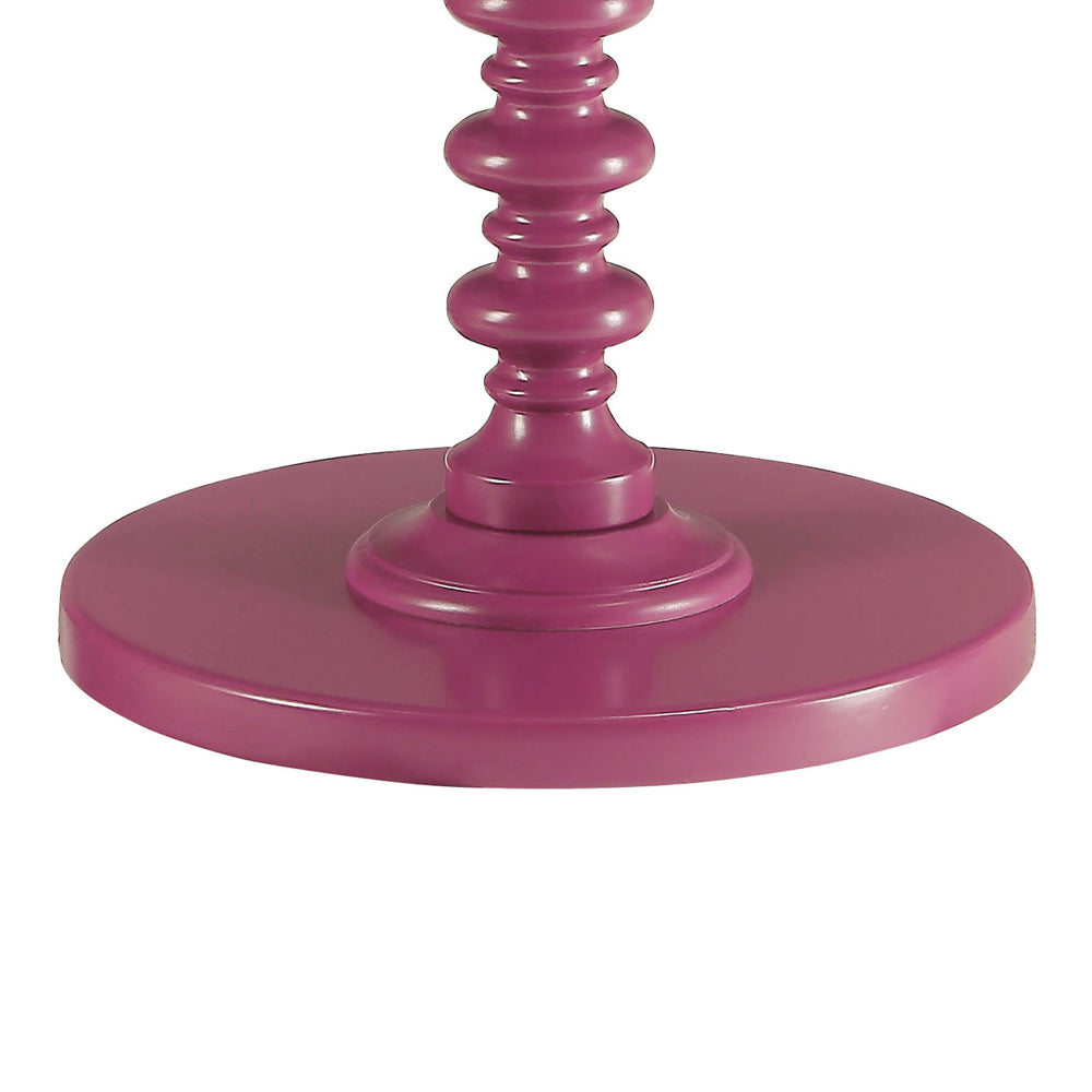 Acton Purple Accent Table - Ornate Home