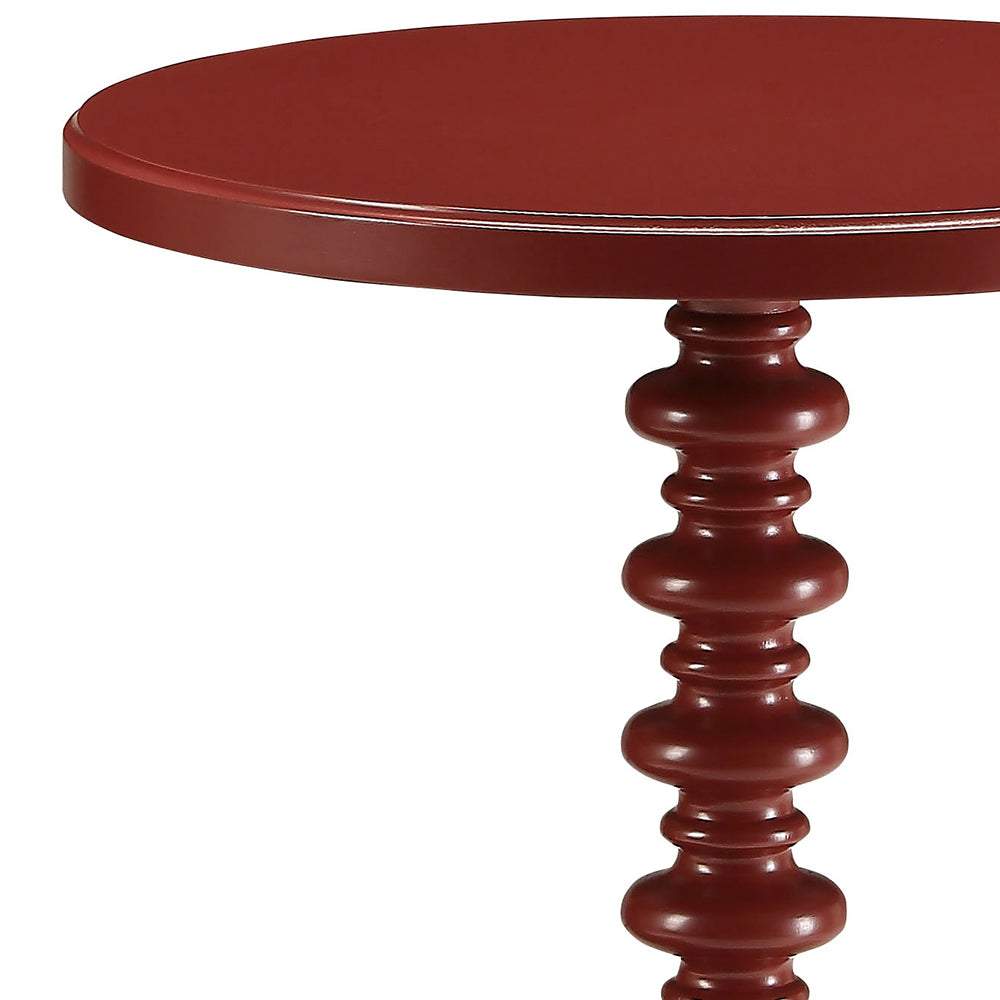 Acton Red Accent Table - Ornate Home