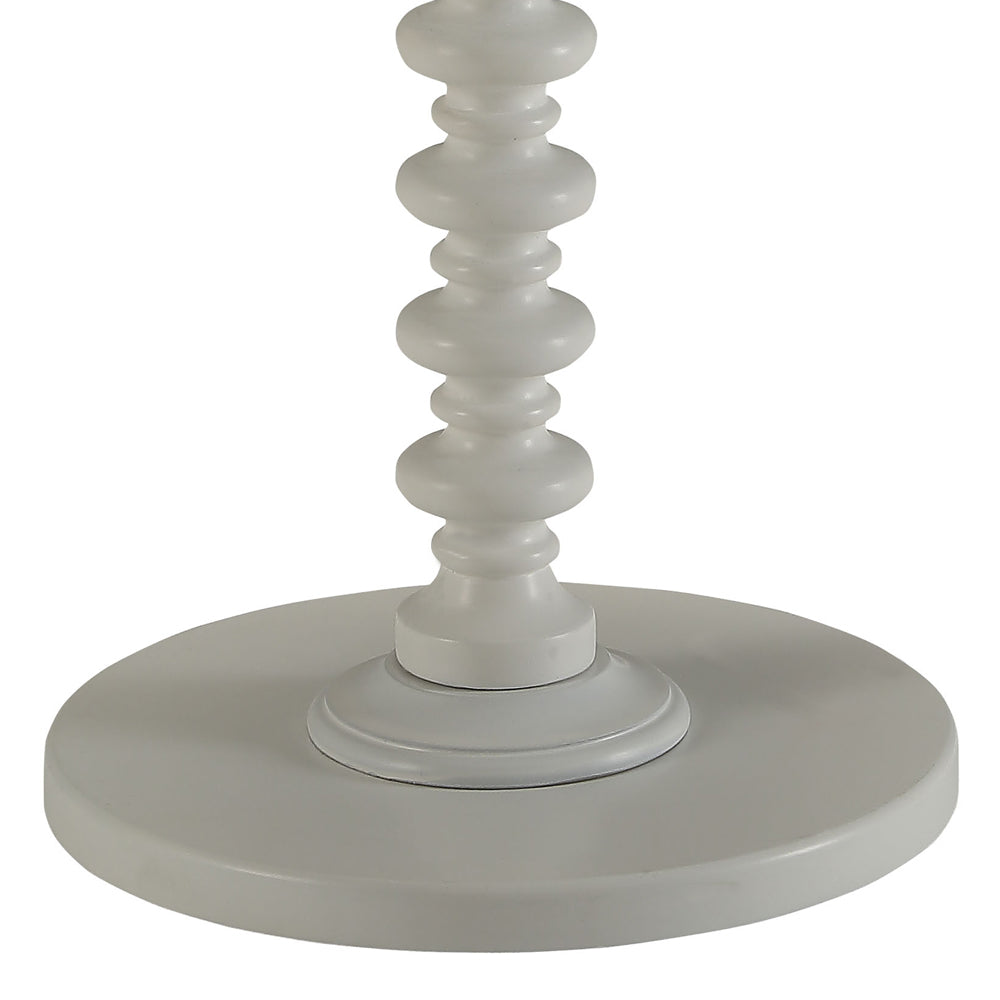 Acton White Accent Table - Ornate Home