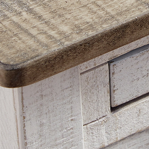 Adalane White & Gray Accent Table (Online Special Price) - Ornate Home