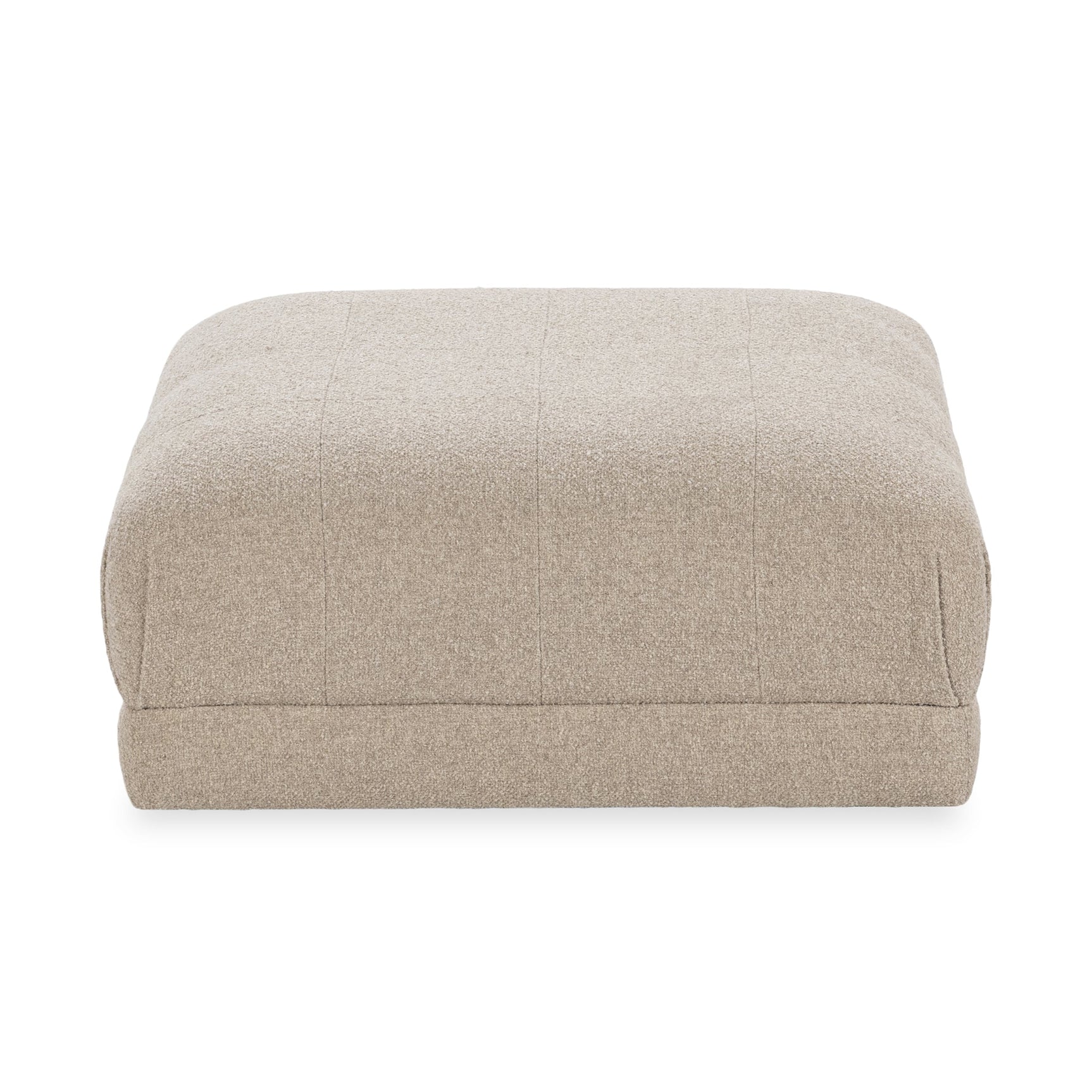 Adalynne Buttermilk Ottoman - Ornate Home