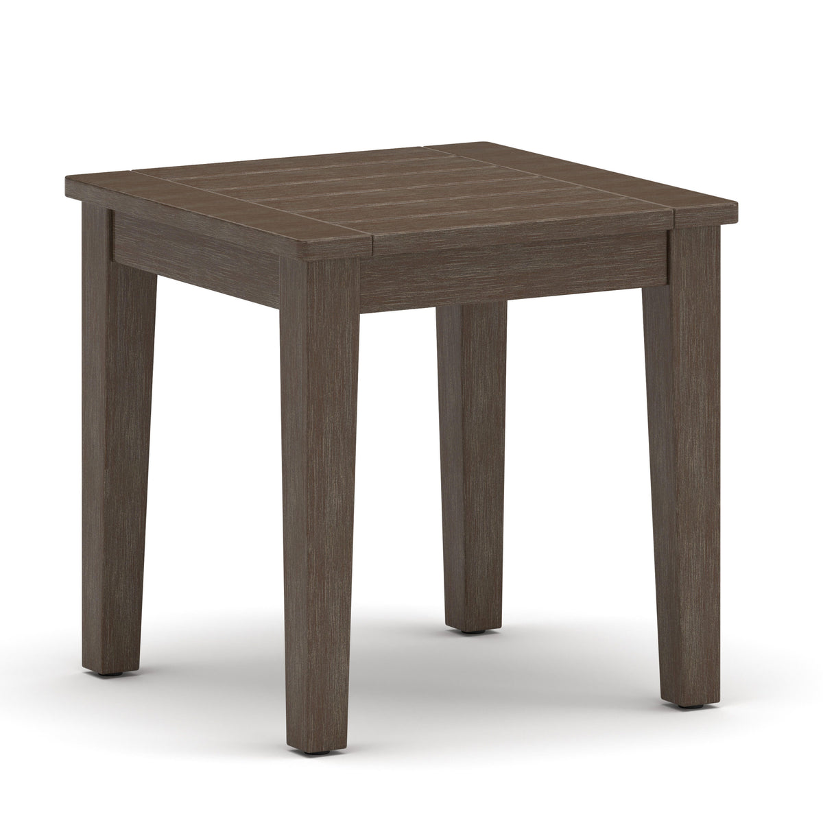 Adams Lane Dark Brown/Beige Outdoor End Table