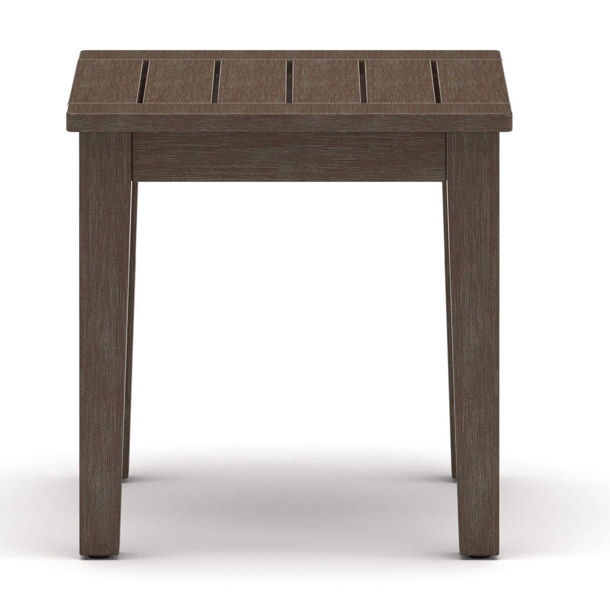 Adams Lane Dark Brown/Beige Outdoor End Table