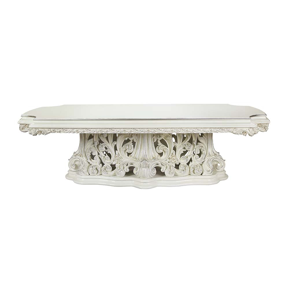 Adara Antique White Dining Table - Ornate Home